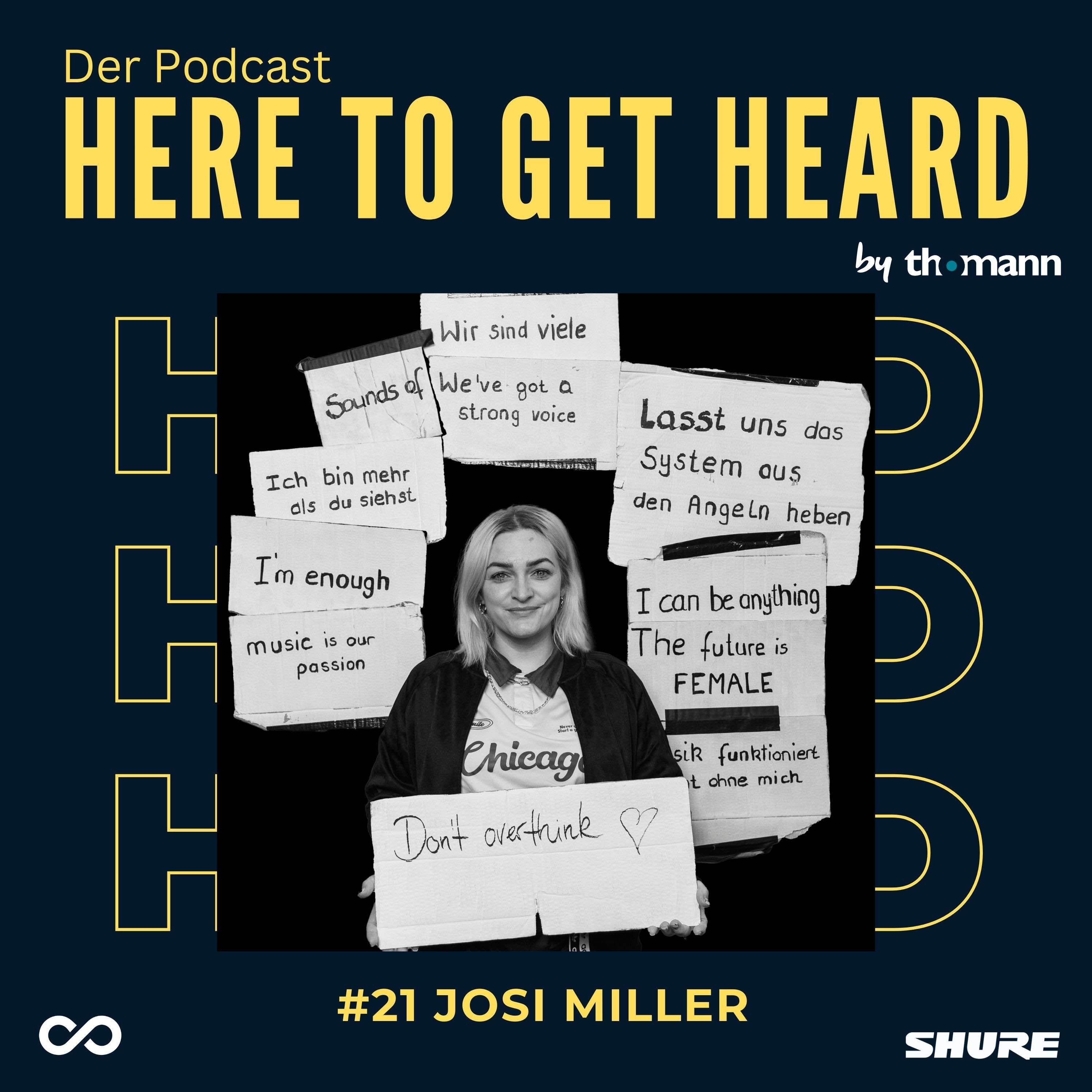 #21 Mit JOSI MILLER übers Auflegen, Frauen in der DJ-Szene und das Imposter-Syndrom