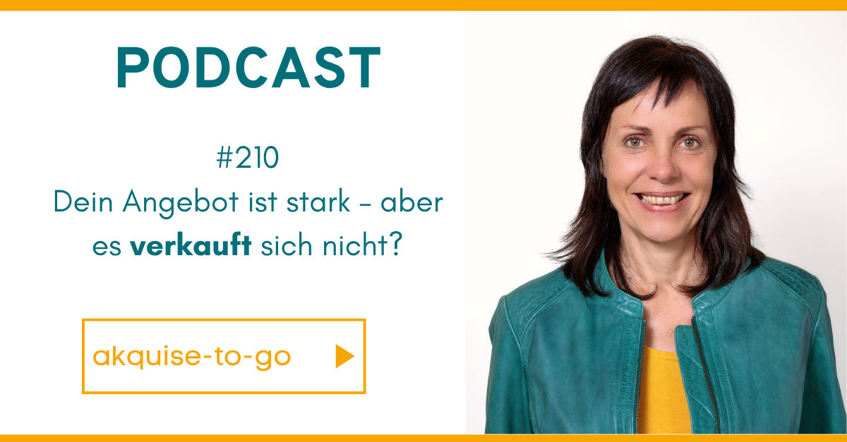 #210 Den Angebot ist stark - aber es verkauft sich nicht?
