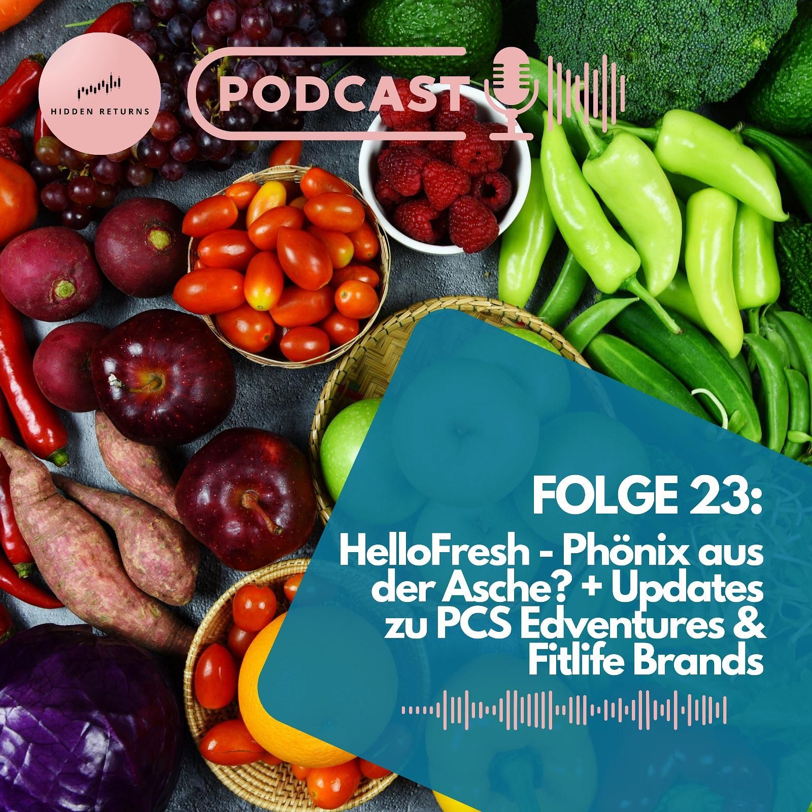 #23 - Hello Fresh ($HFG.DE) +Updates zu FitLife Brands($FTLF) und PCS Edventures ($PCS.V)