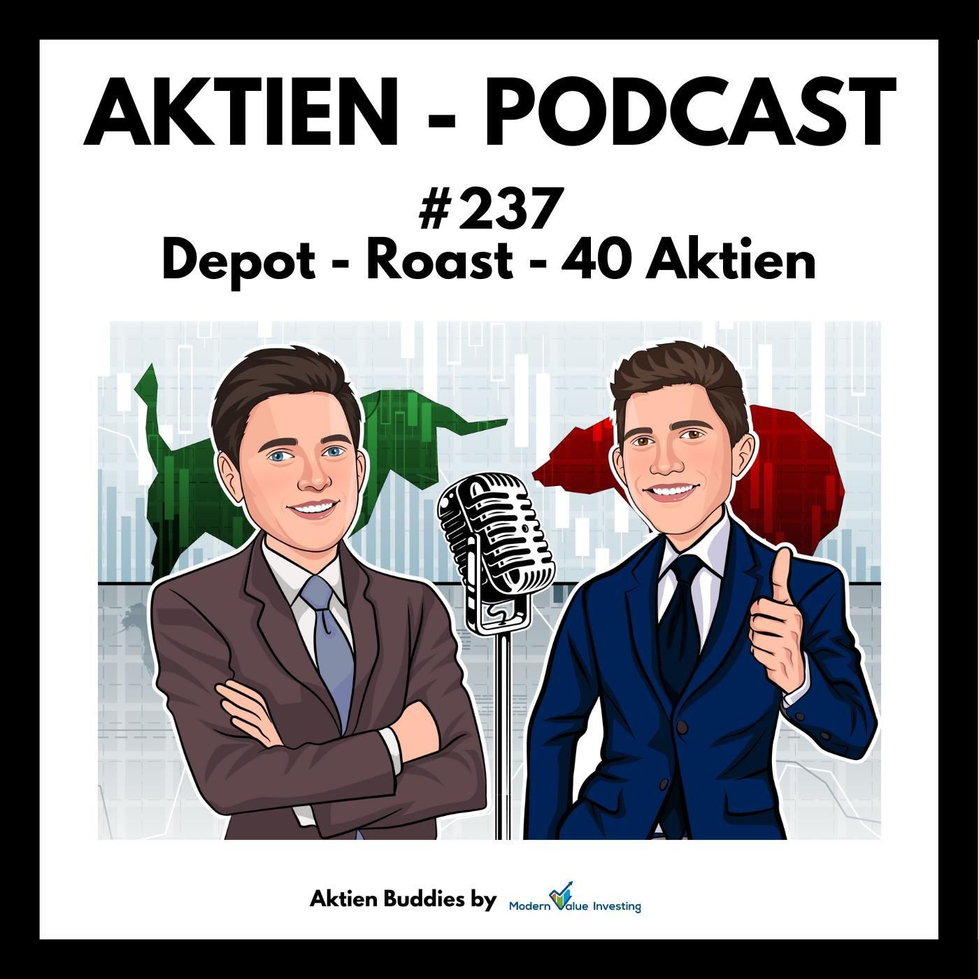 237 - Depot Roast - MSCI - Danaher - IBM - Amazon - Flatex - CVC - CumEx - Spotify uvm.