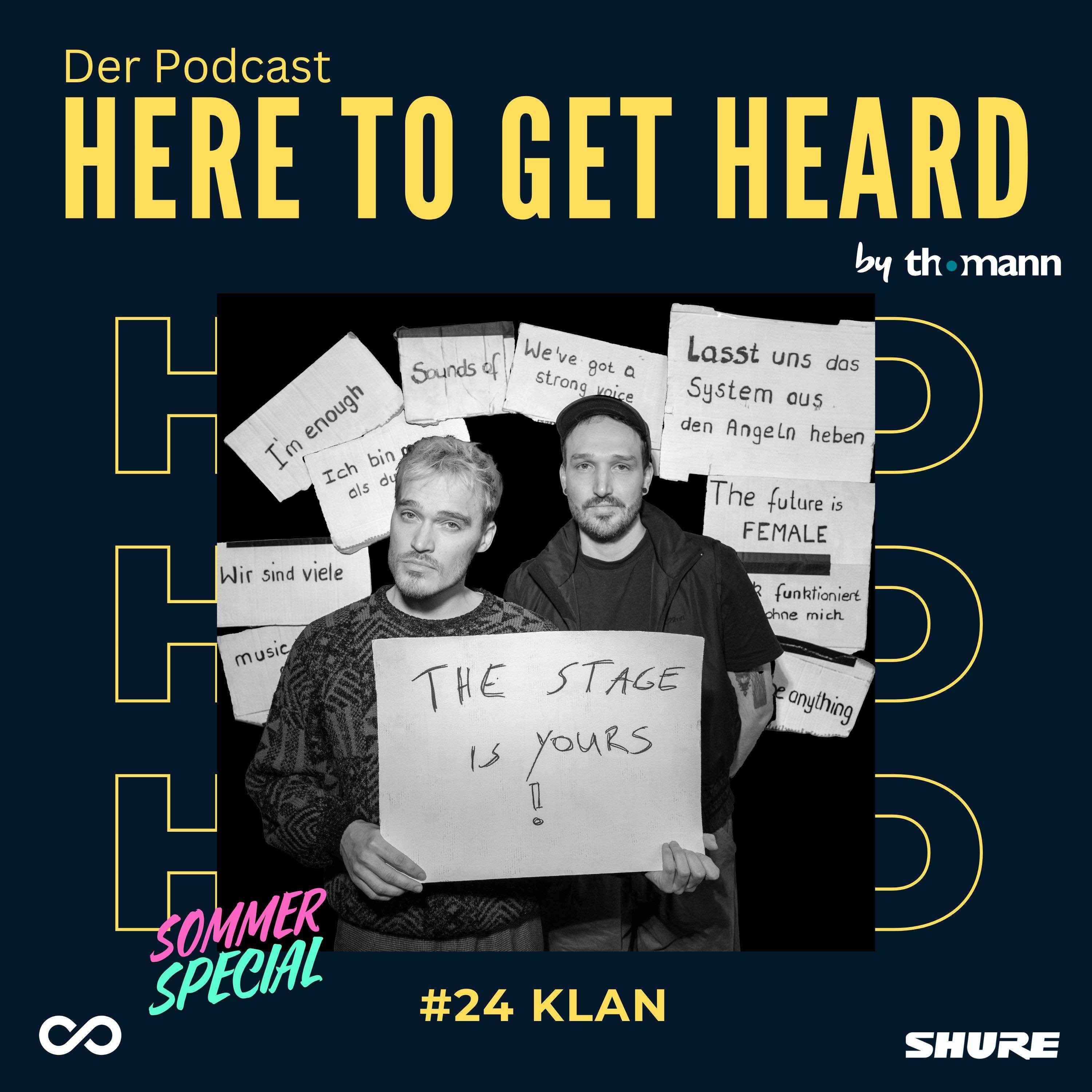 #24 Mit KLAN über das Ende der Band, die Zusammenarbeit unter Brüdern und Quoten auf Festivals