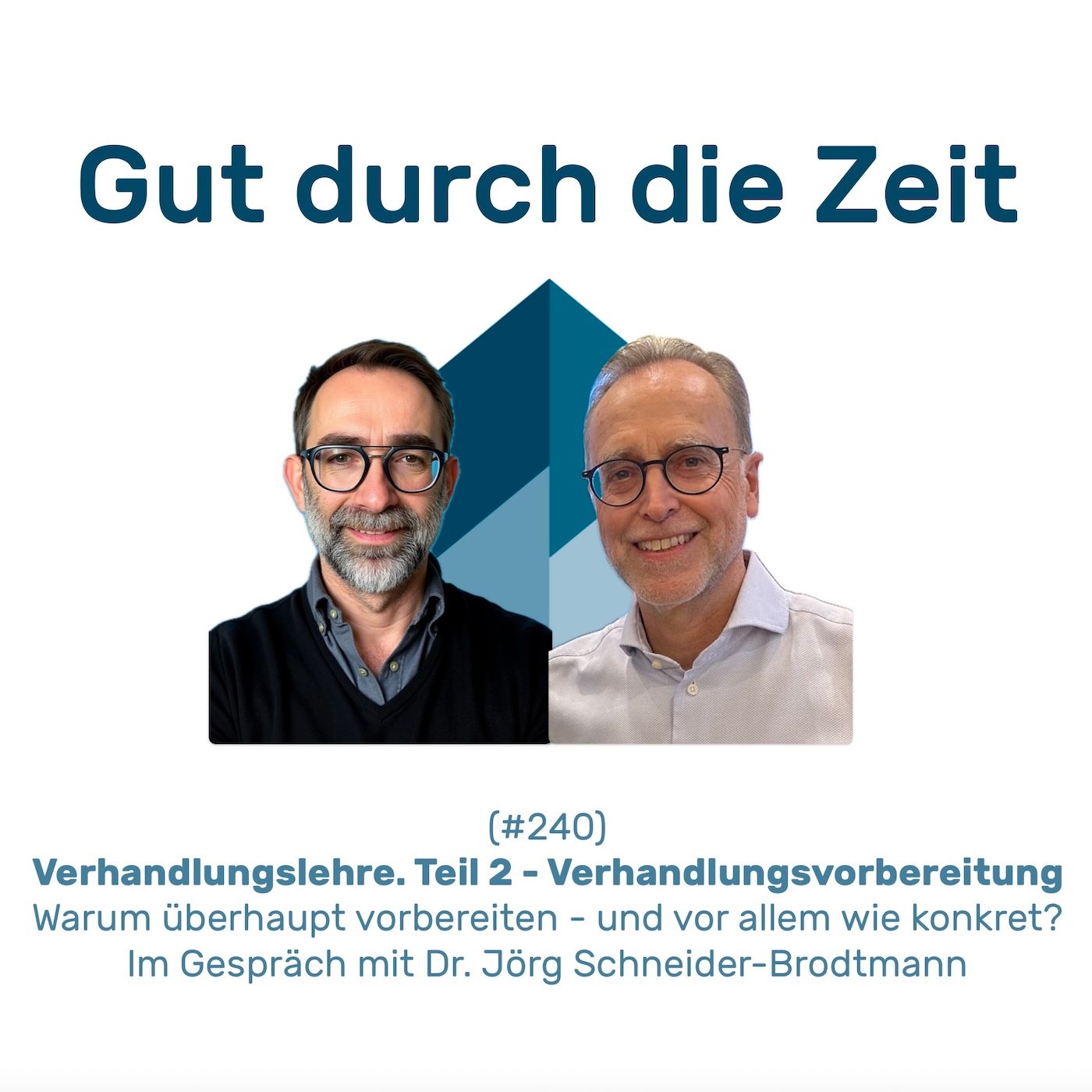 #240 GddZ Verhandlungslehre. Teil 2 - Verhandlungsvorbereitung. Im Gespräch mit Dr. Jörg Schneider-Brodtmann