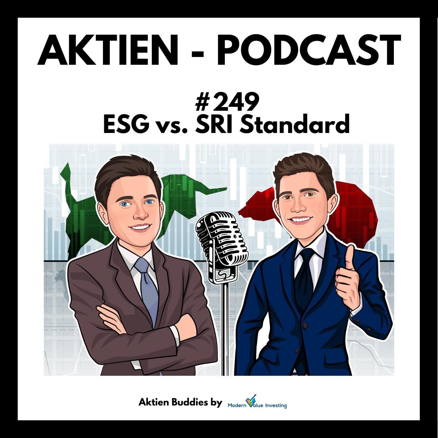 249 - ESG vs. SRI - Was ist die bessere Wahl?! Varta - Crowdstrike - Tesla - SAP - Alphabet uvm.