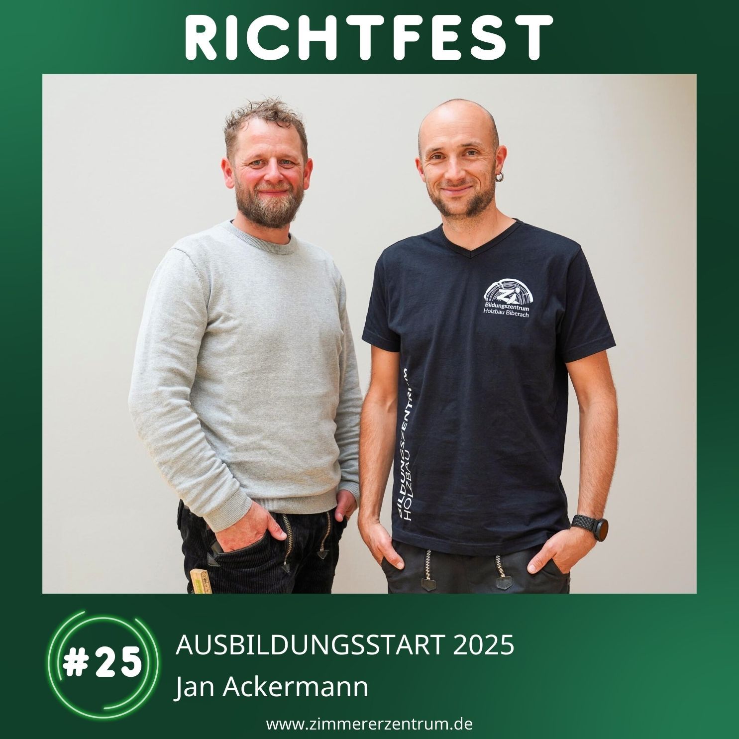 #25 Ausbildungsstart 2025 X Jan Ackermann
