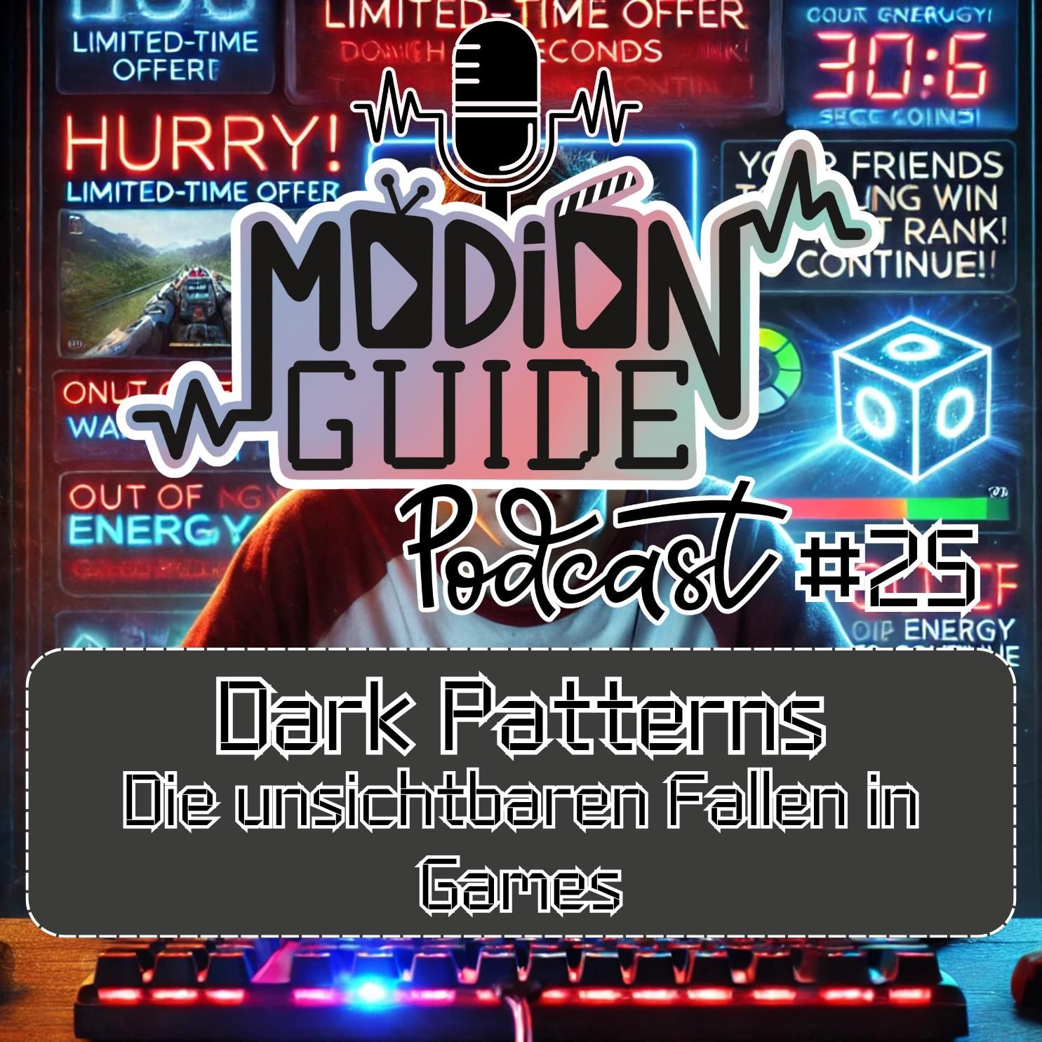 Dark Patterns - Die unsichtbaren Fallen in Games | Medienguide Podcast