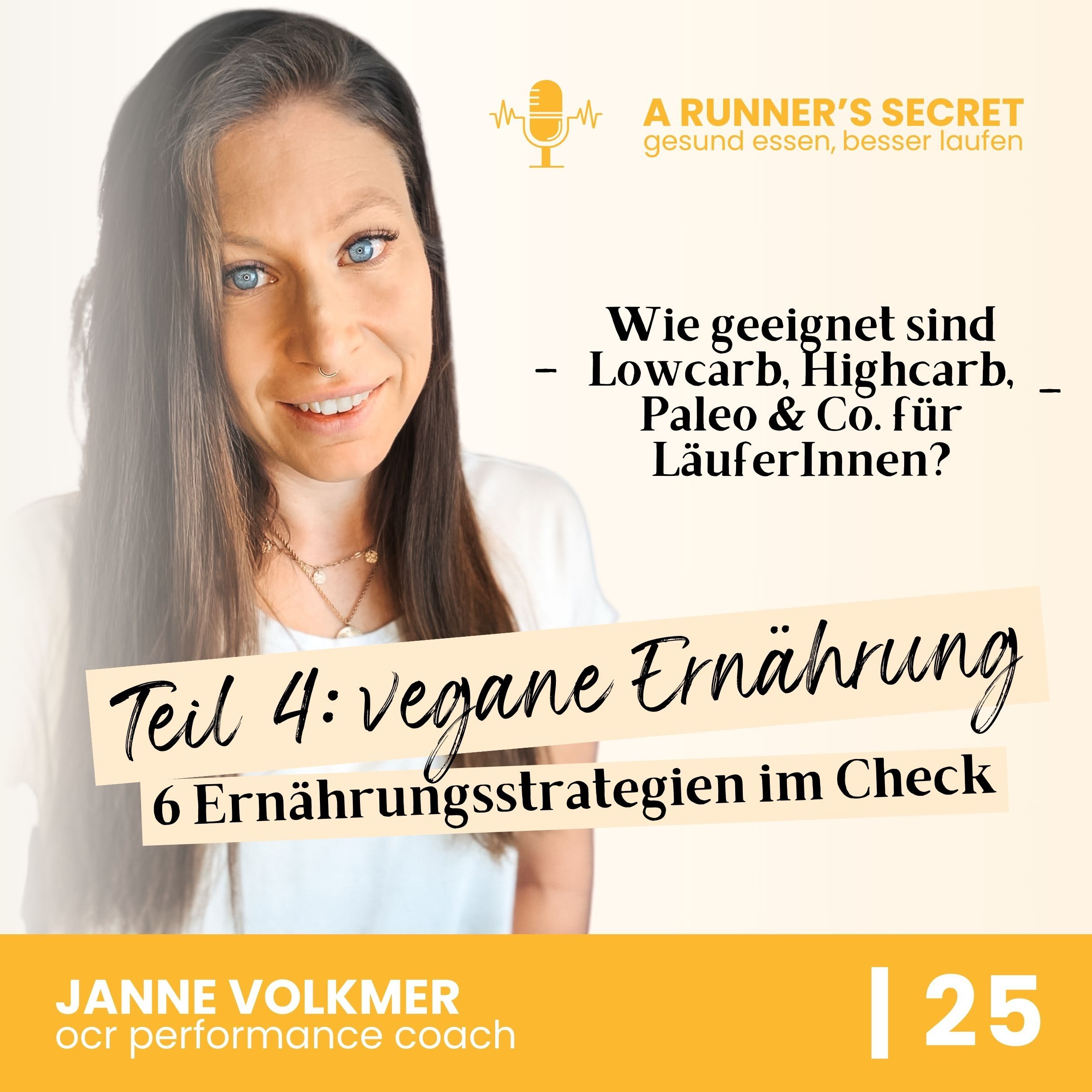 25 | (Teil 4) 6 Ernährungsstrategien im Check: wie geeignet sind Lowcarb, Highcarb, Keto, Paleo & Co. für LäuferInnen?