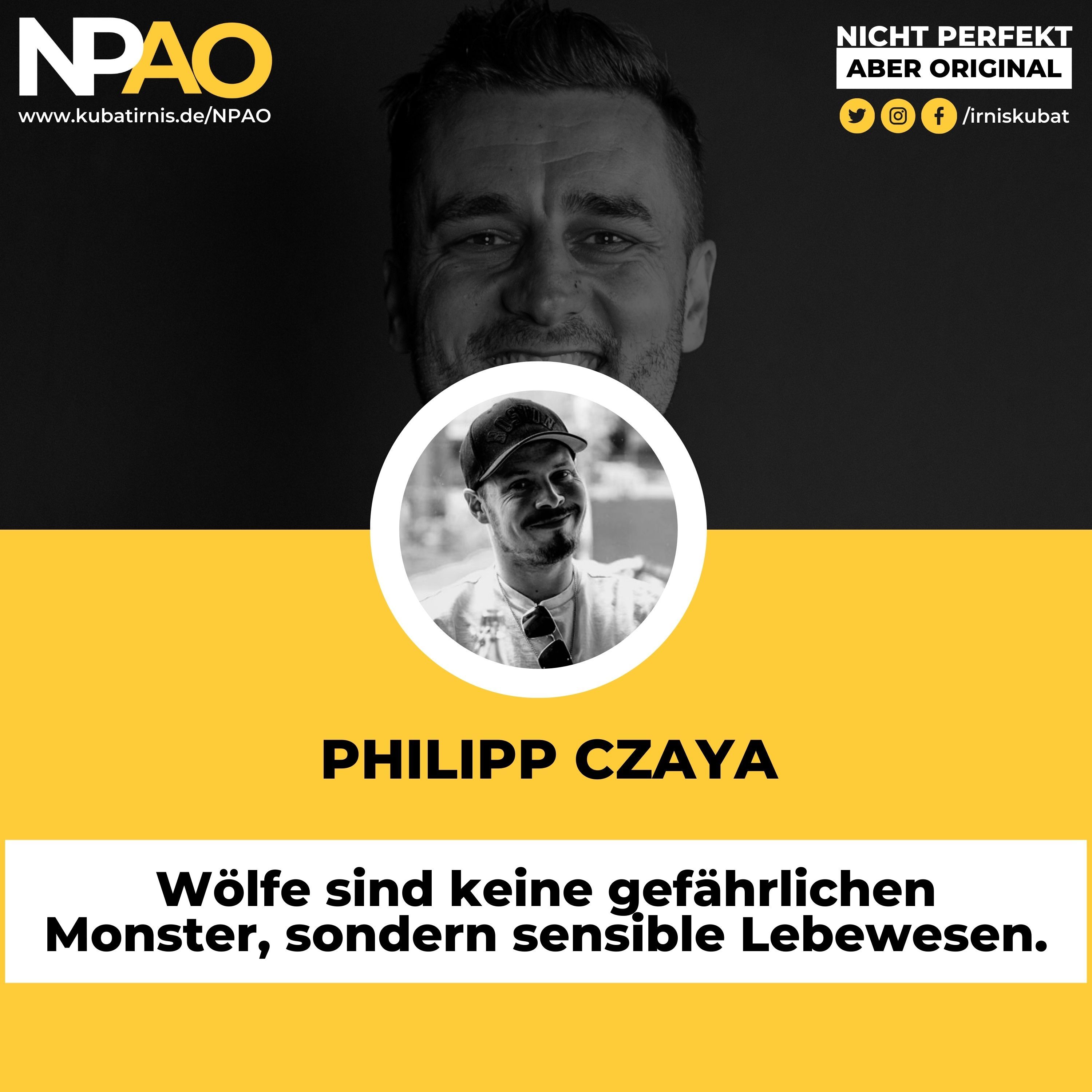 #25 "Wölfe sind keine gefährlichen Monster, sondern sensible Lebewesen." Philipp Czaya-Autor "Isegrim"