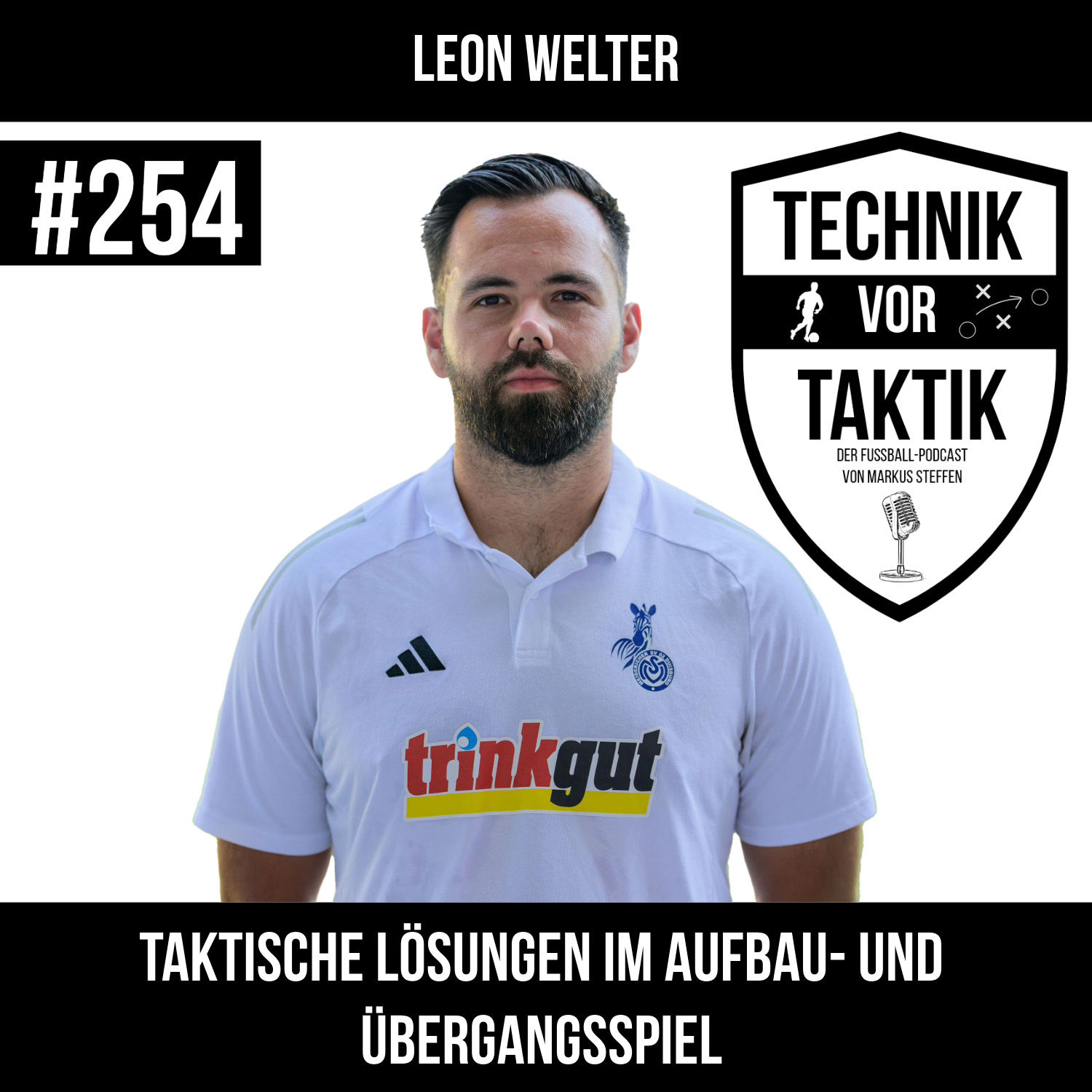#254 Taktische Lösungsmöglichkeiten im Aufbau- und Übergangsspiel - mit Leon Welter
