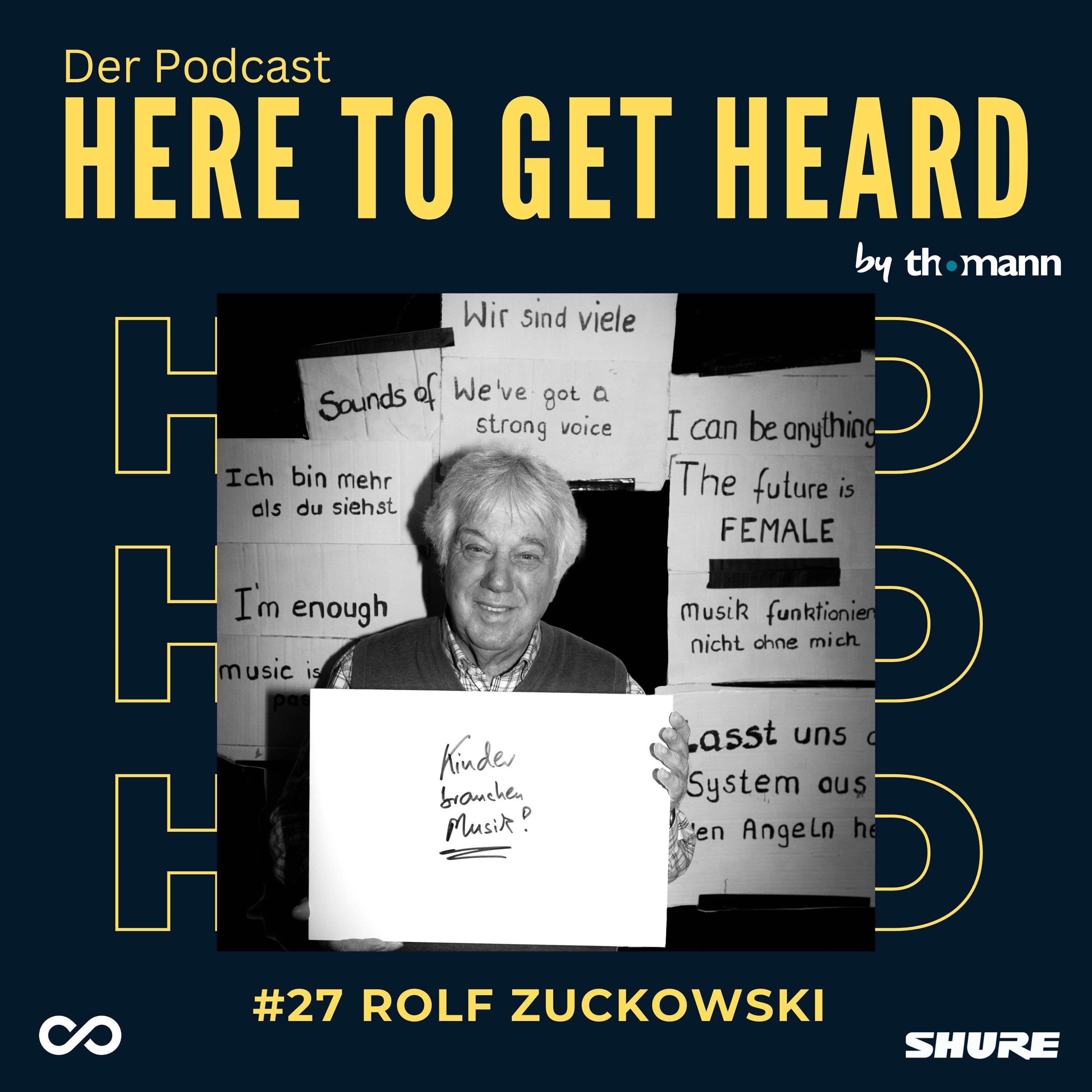 #27 Mit ROLF ZUCKOWSKI über Veränderungen des Kindermusikmarktes, musikalische Früherziehung und die Weihnachtsbäckerei