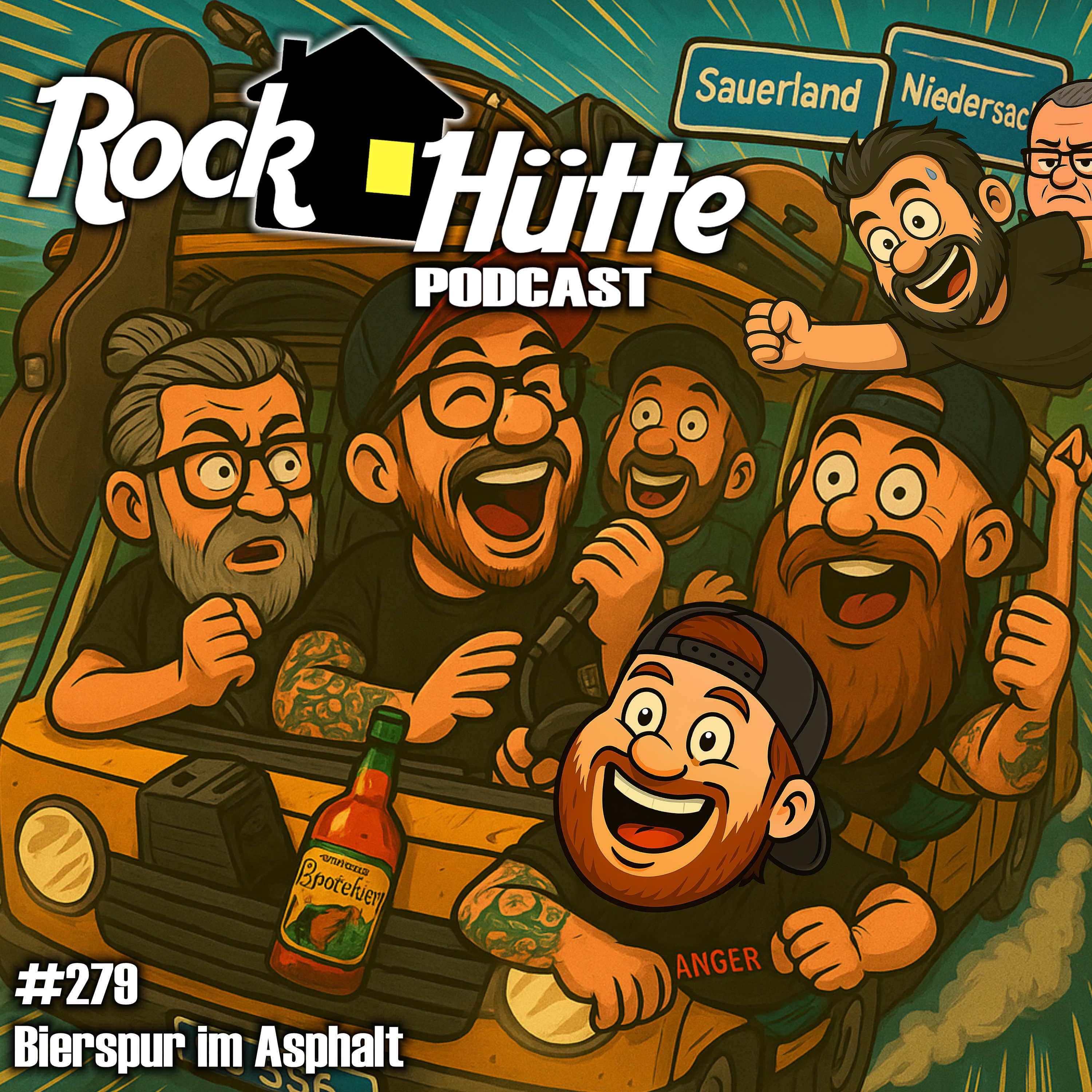 #279 | Bierspur im Asphalt