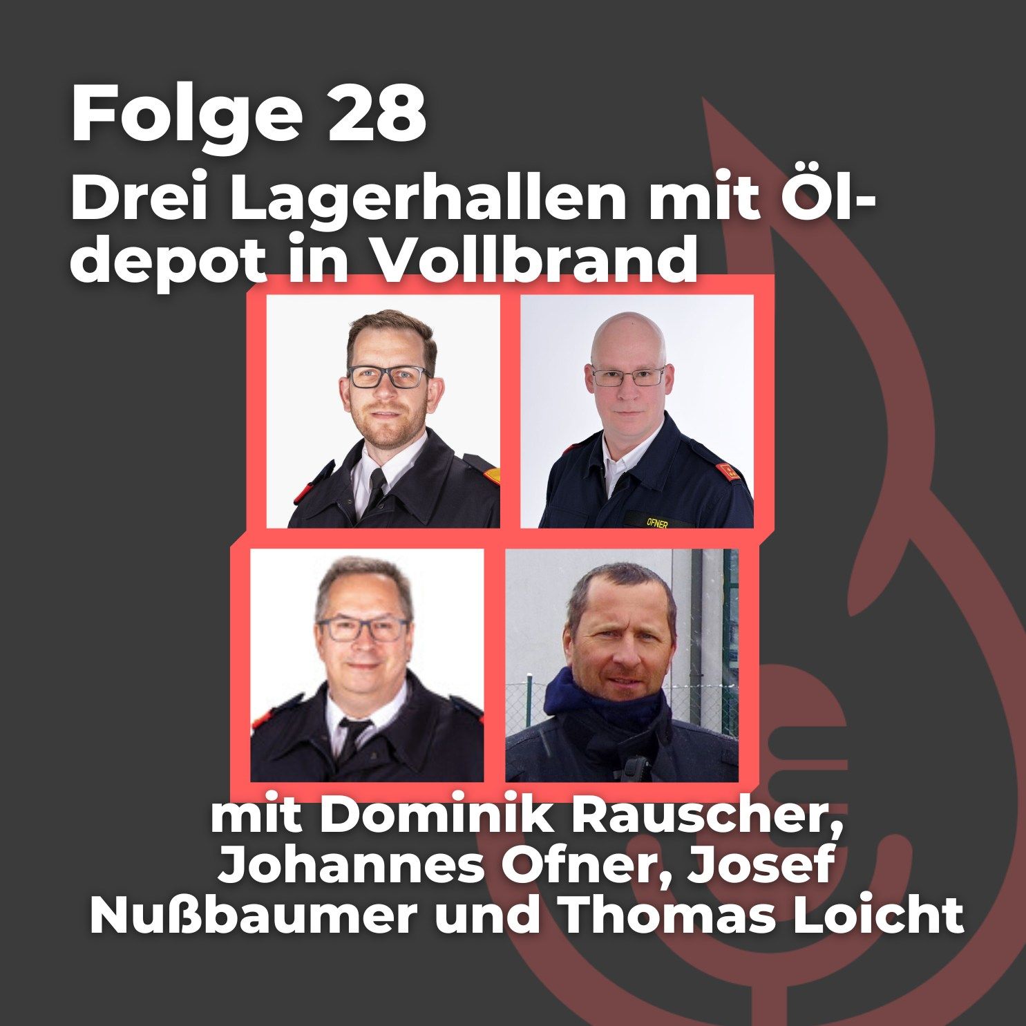 #28: Drei Lagerhallen mit Öldepot im Bezirk Tulln in Vollbrand
