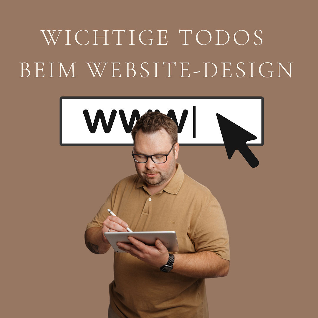 #28 Wichtige ToDos beim Website-Design