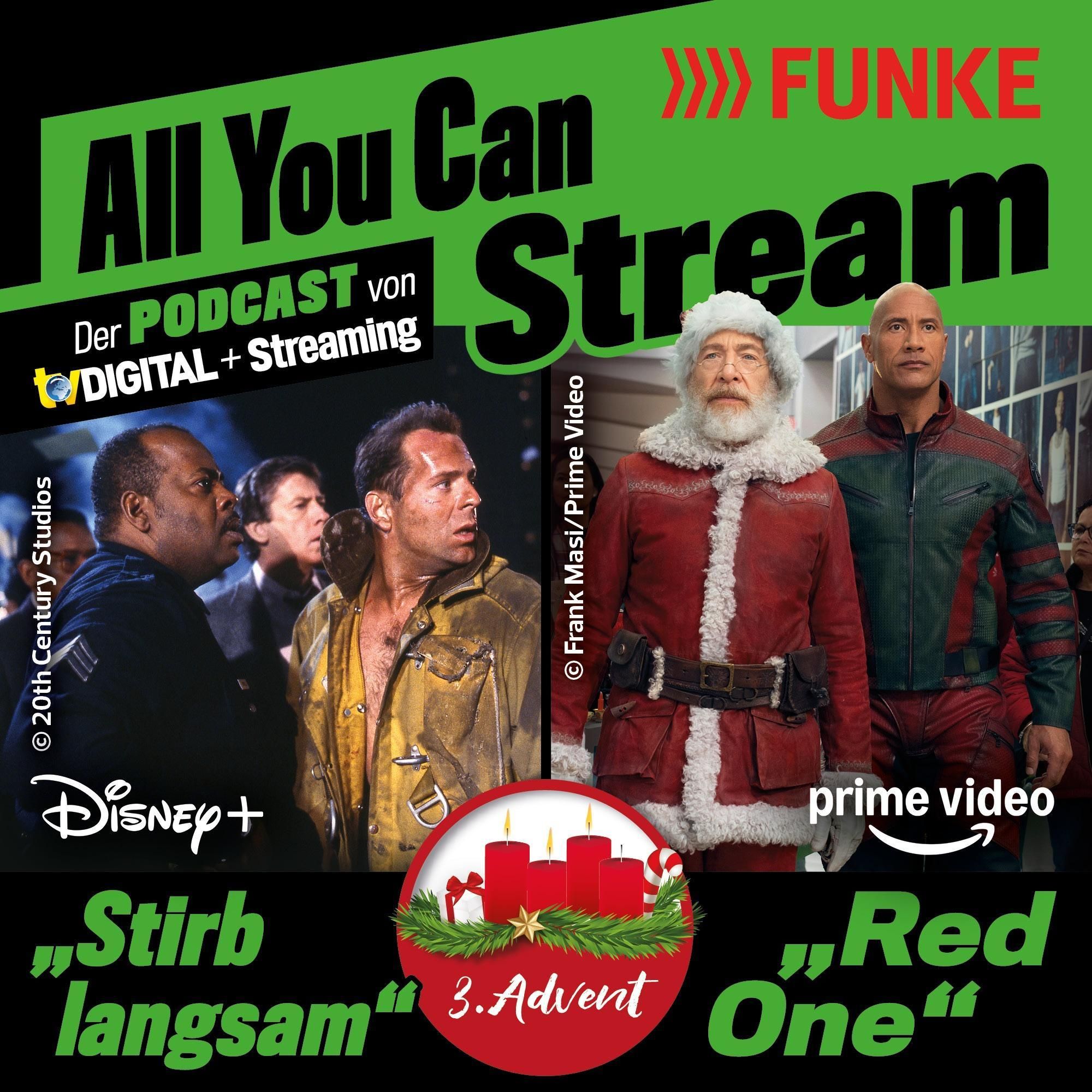 3. Advent 2024: "Red One: Alarmstufe Weihnachten", "Stirb langsam"