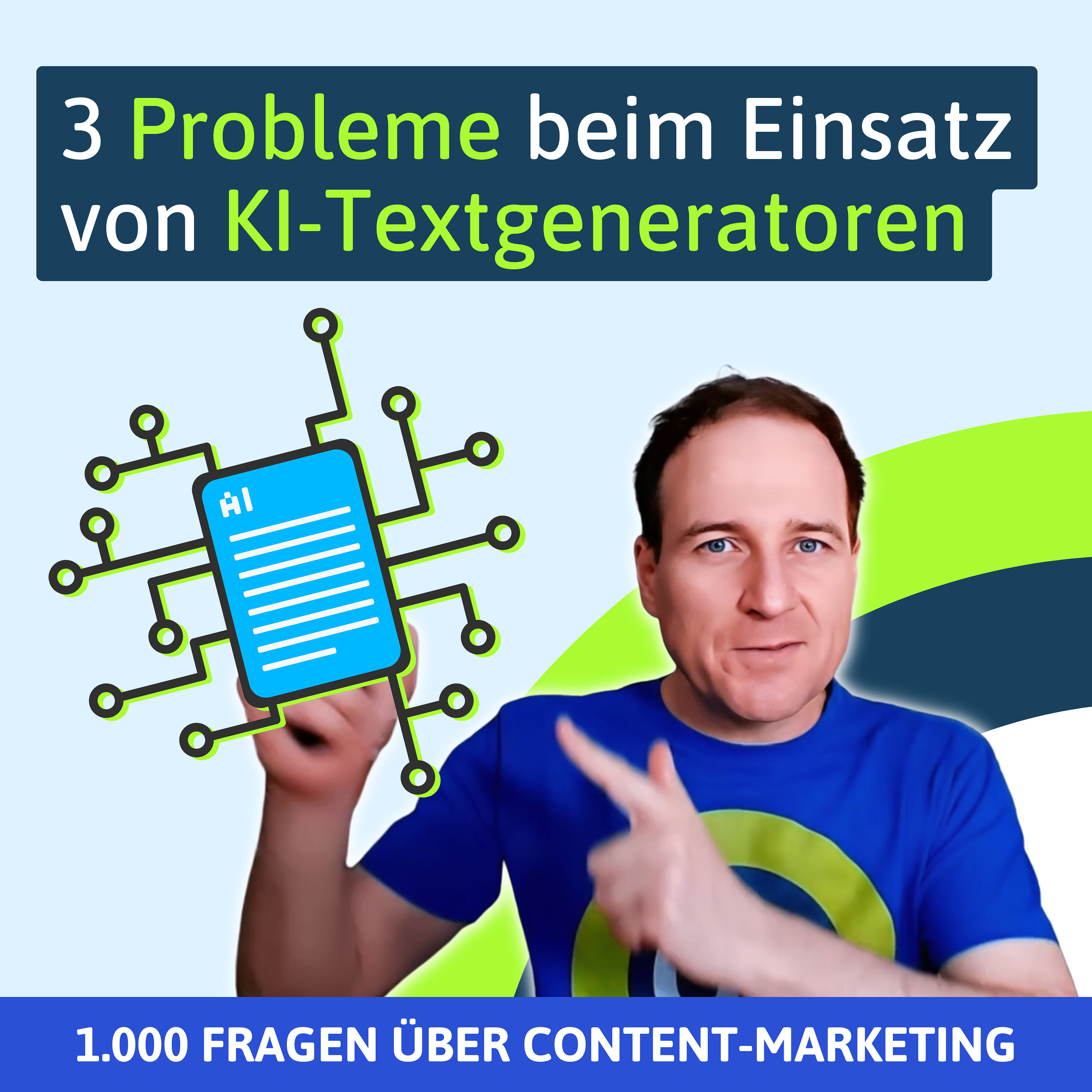 3 Probleme beim Einsatz von KI-Textgeneratoren