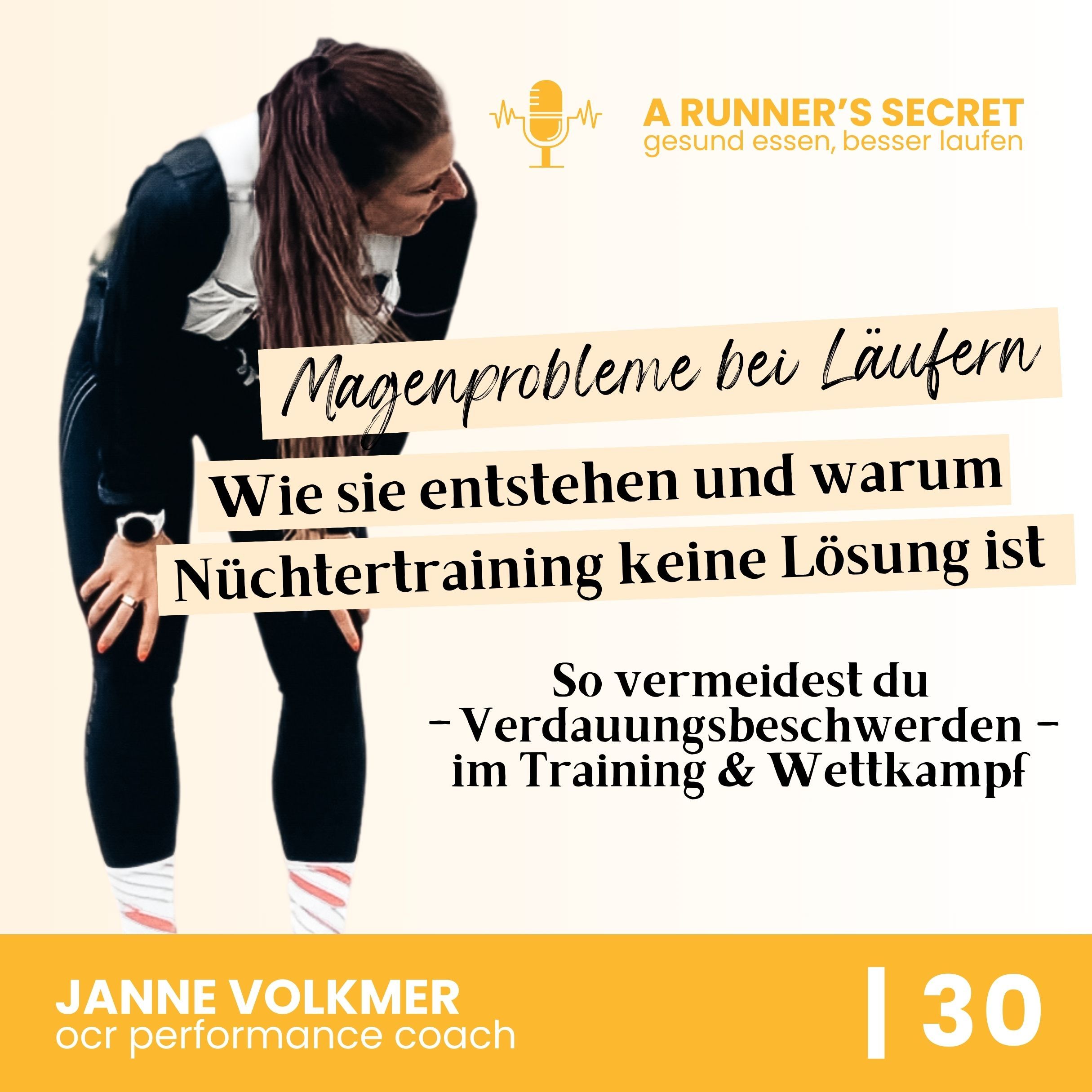 30 | Magenprobleme bei Läufern: Wie sie entstehen und warum Nüchterntraining keine Lösung ist - So vermeidest du Verdauungsbeschwerden im Training & Wettkampf