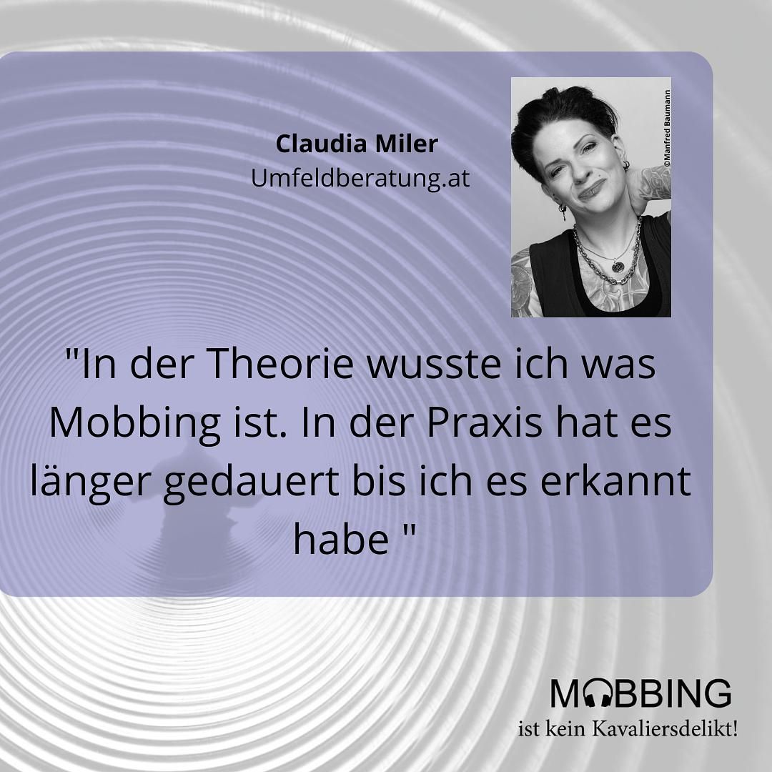 #31: Claudia Miler: Mobbing am Arbeitsplatz