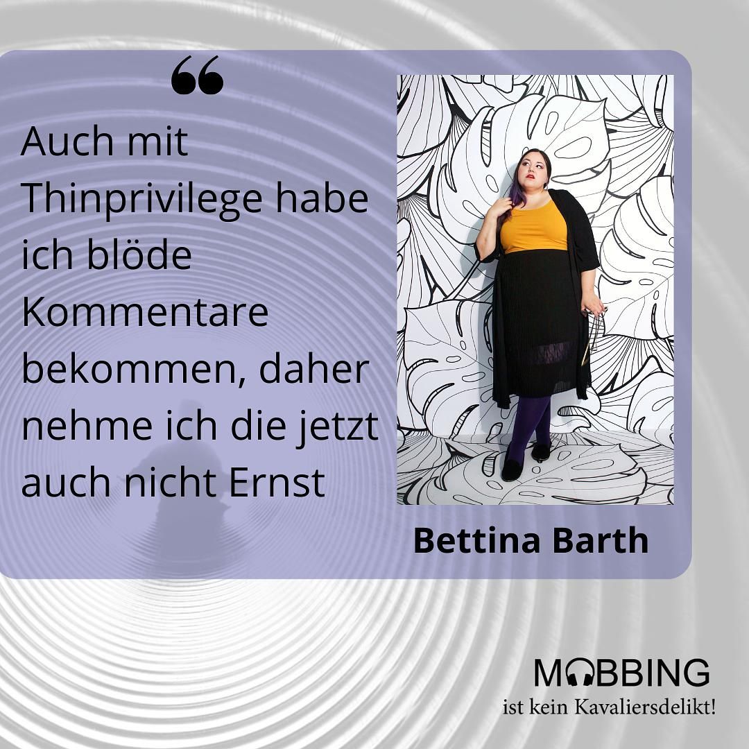 #32: Bettina Barth über Mobbing, Selbstliebe und Hatespeech