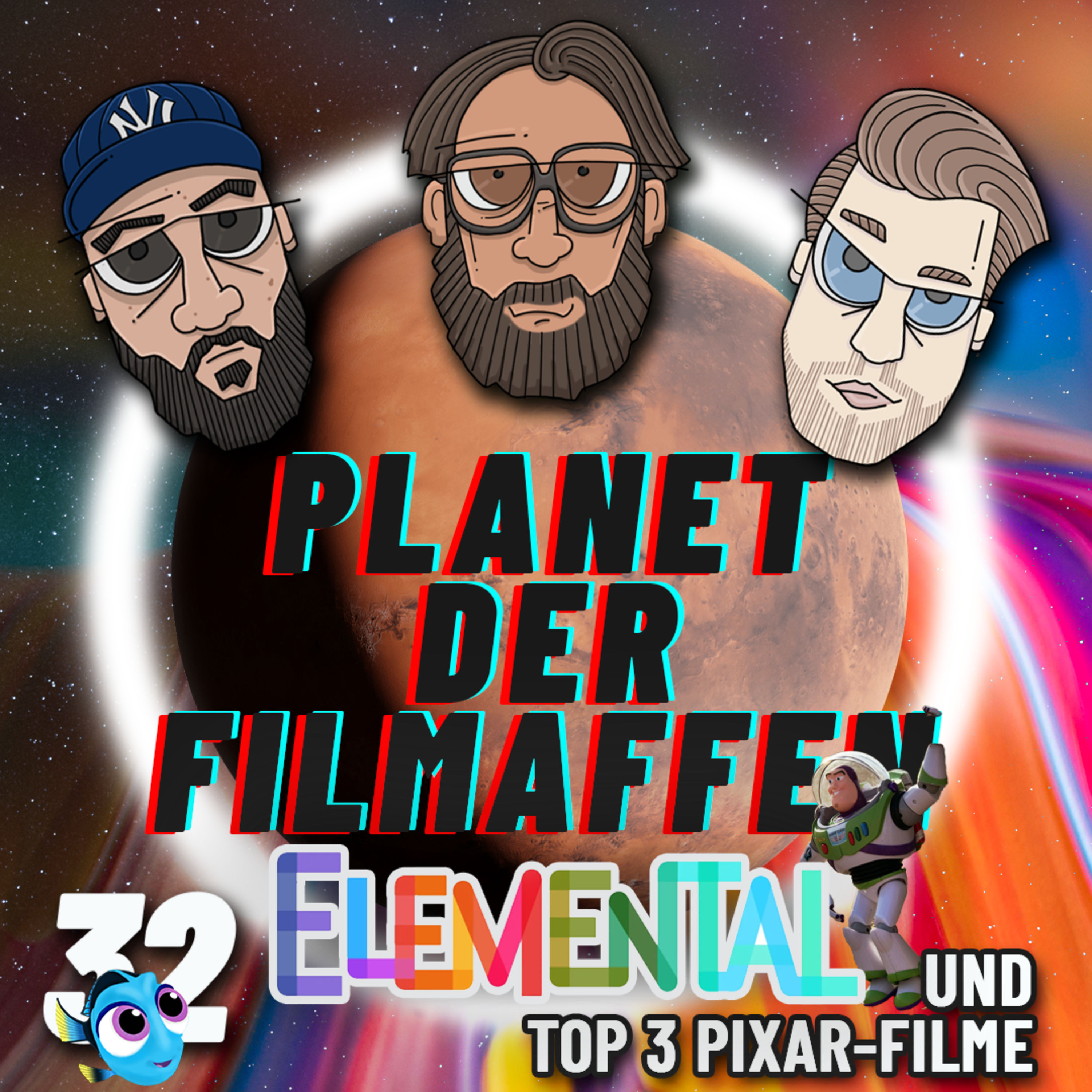 32 - Elemental und unsere TOP 3 Pixar Filme, sowie Indiana Jones 5