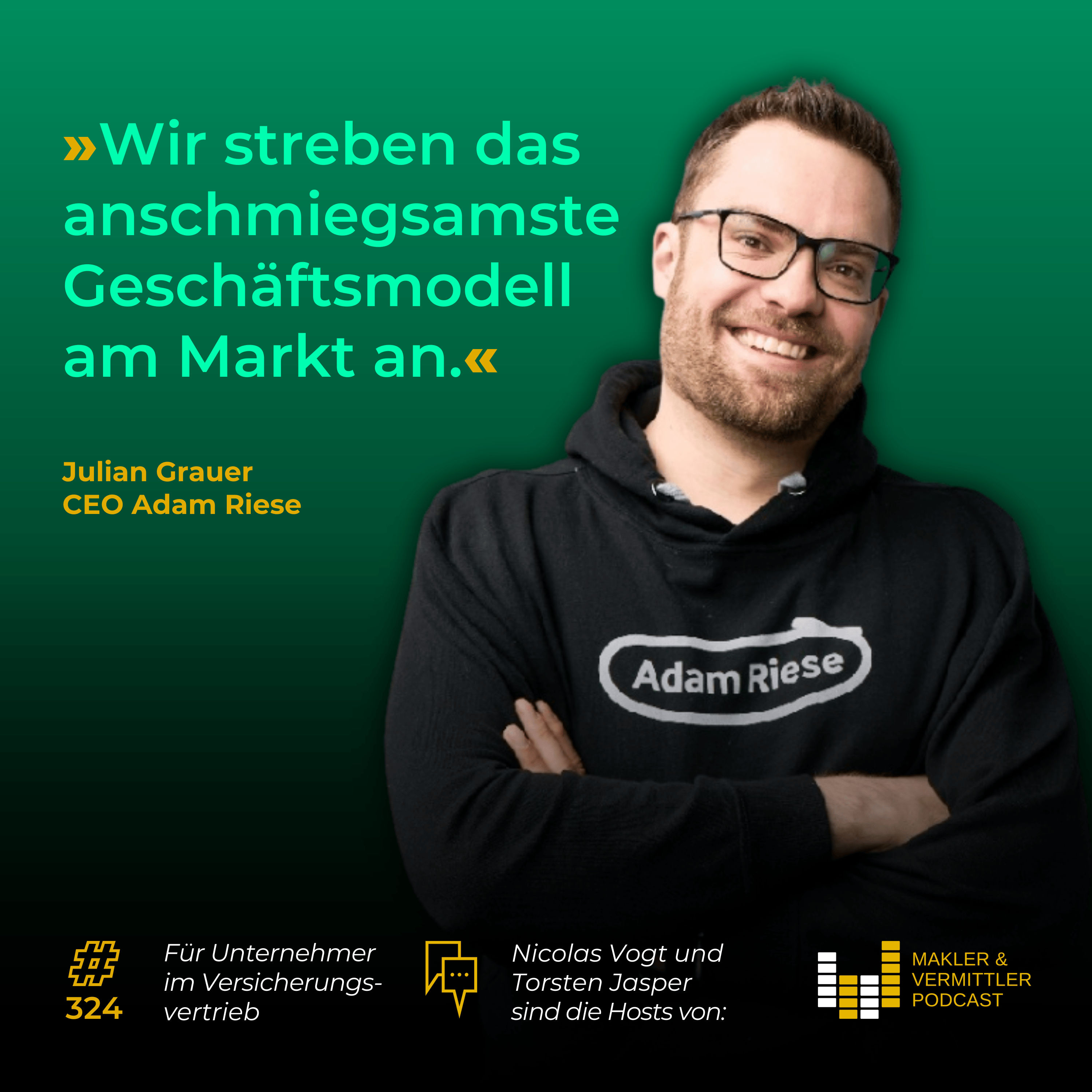 #324 Vom Vertriebscontrolling zur CEO-Position: Julian Grauer über Wachstum und Transformation