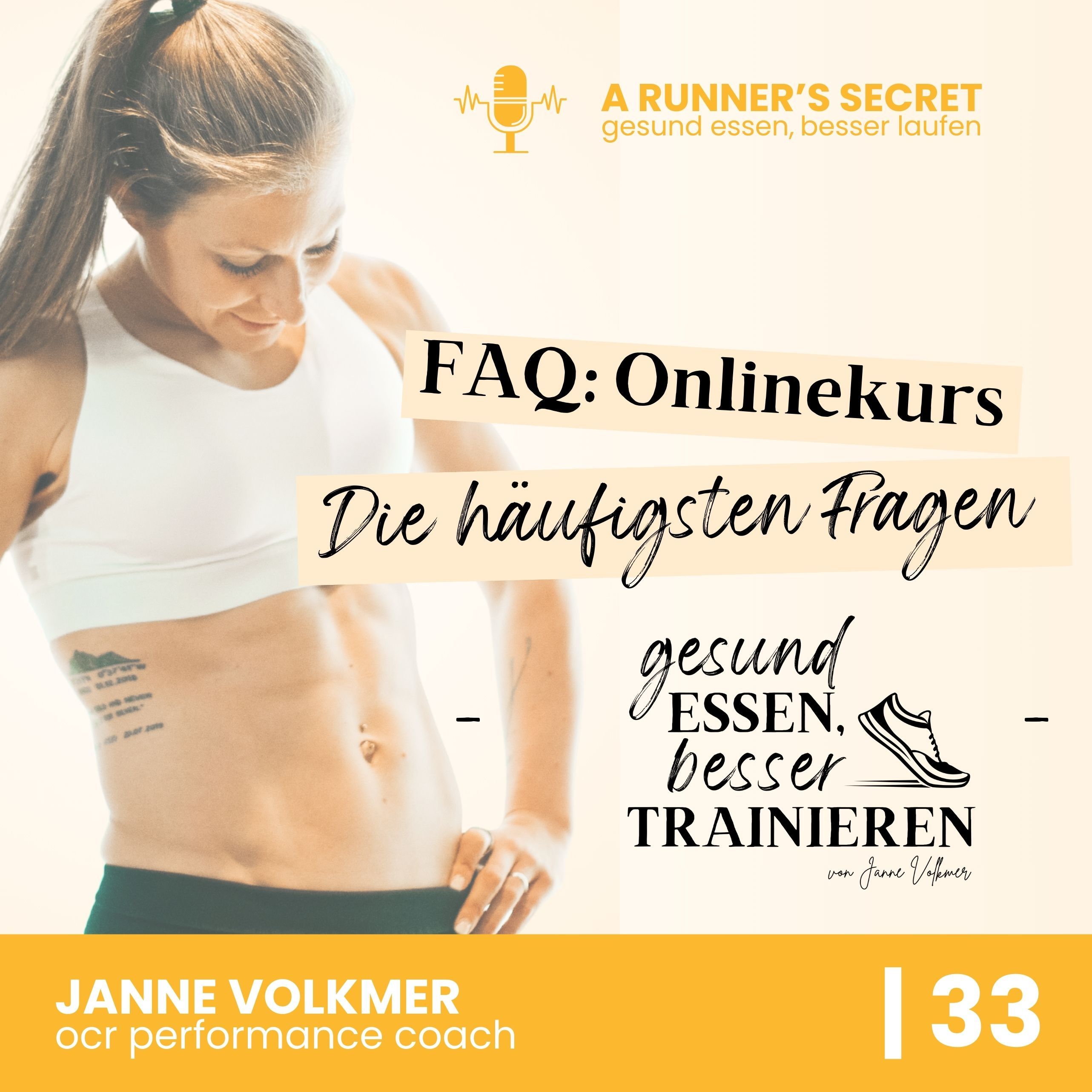 33 | Die häufigsten Fragen zu "A Runner's Nutrition - Gesund essen, besser trainieren" (ab 3.6. für eine Woche geöffnet)