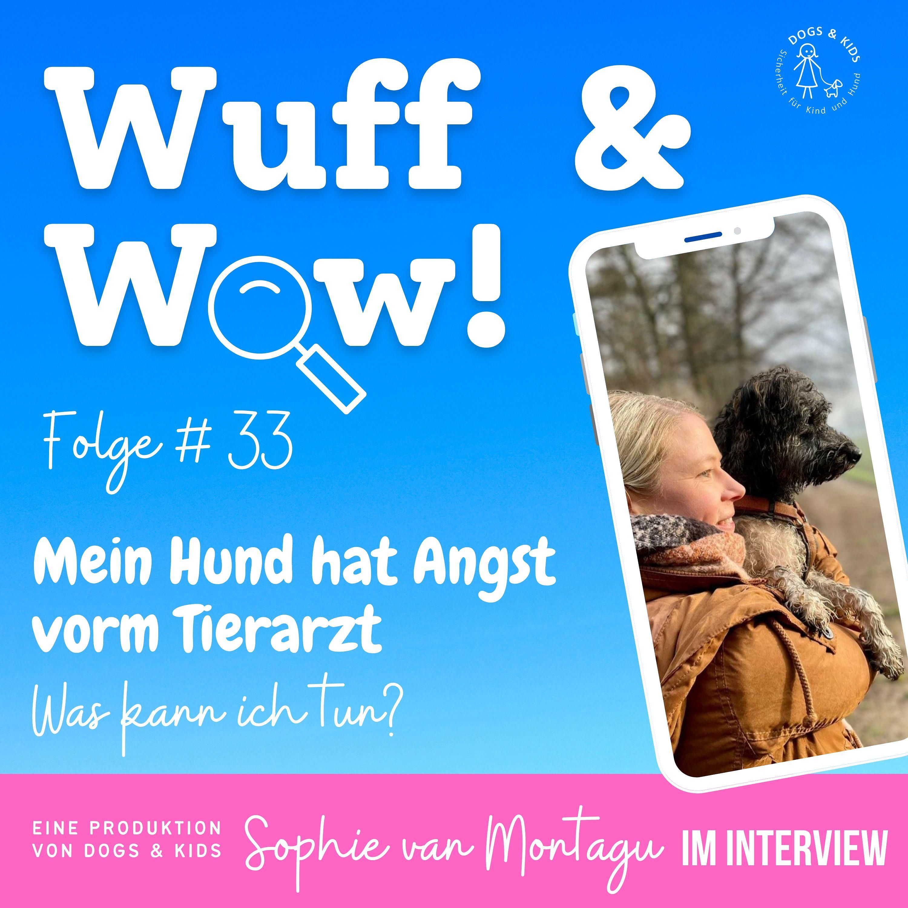 #33 Mein Hund hat Angst vorm Tierarzt. Was kann ich tun? Sophie van Montagu im Interview