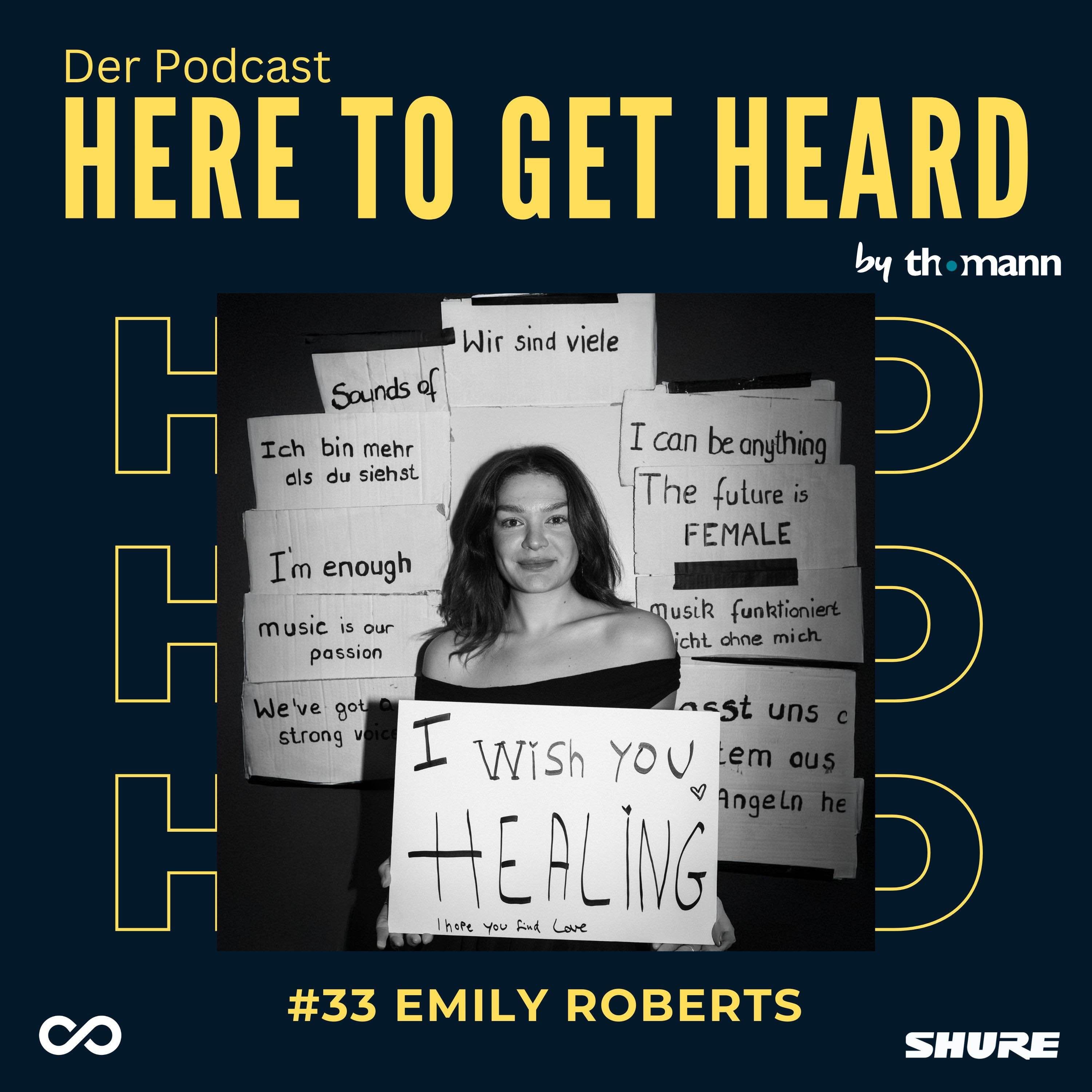 #33 Mit EMILY ROBERTS über Frauenfreundschaften, „Healing“ und Aktivismus in der Musikbranche
