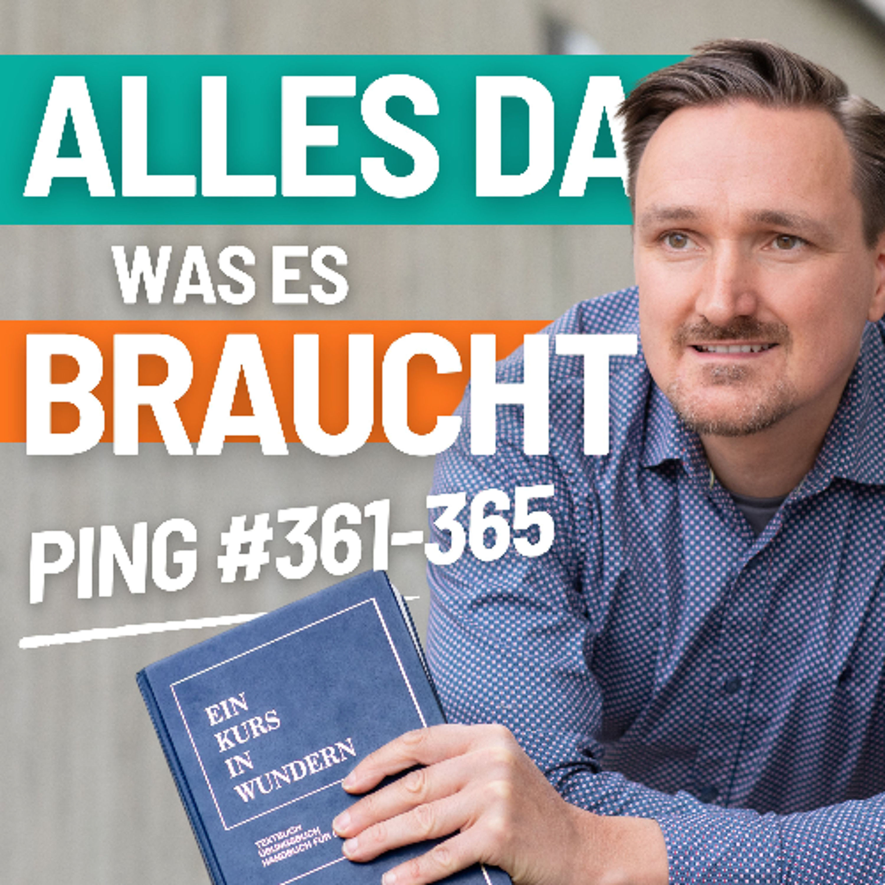 361-365 Ping Diesen heiligen Augenblick möchte ich Dir geben. Hab Du die Führung. Denn Dir möchte ich folgen, gewiss, dass Deine Anleitung mir Frieden bringt. EKIW - Andreas Pröhl