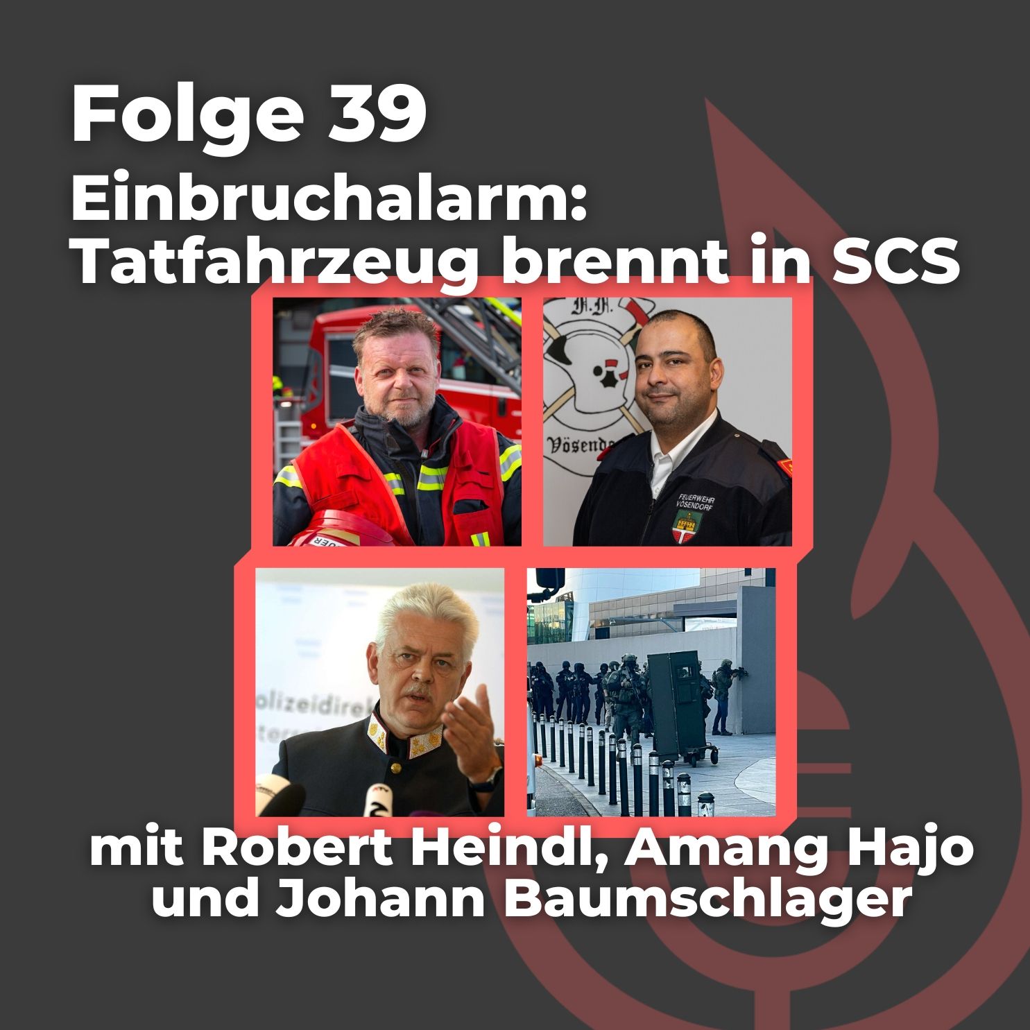 #39: Einbruchalarm: Tatfahrzeug brennt in Shopping-Mall SCS