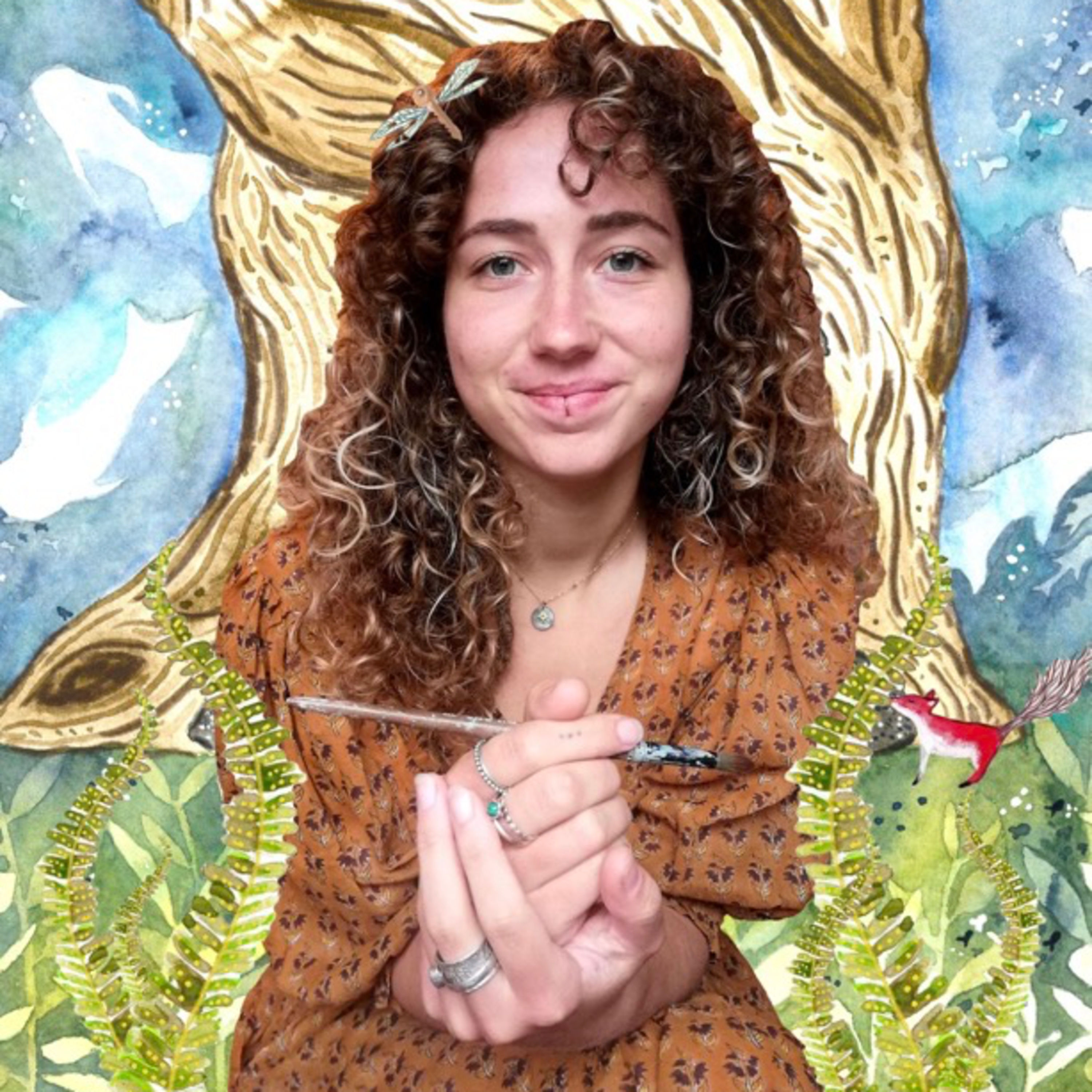 ⓦ 398 Poetry and Art mit der Illustratorin Luna Fox aus 🍀 Irland