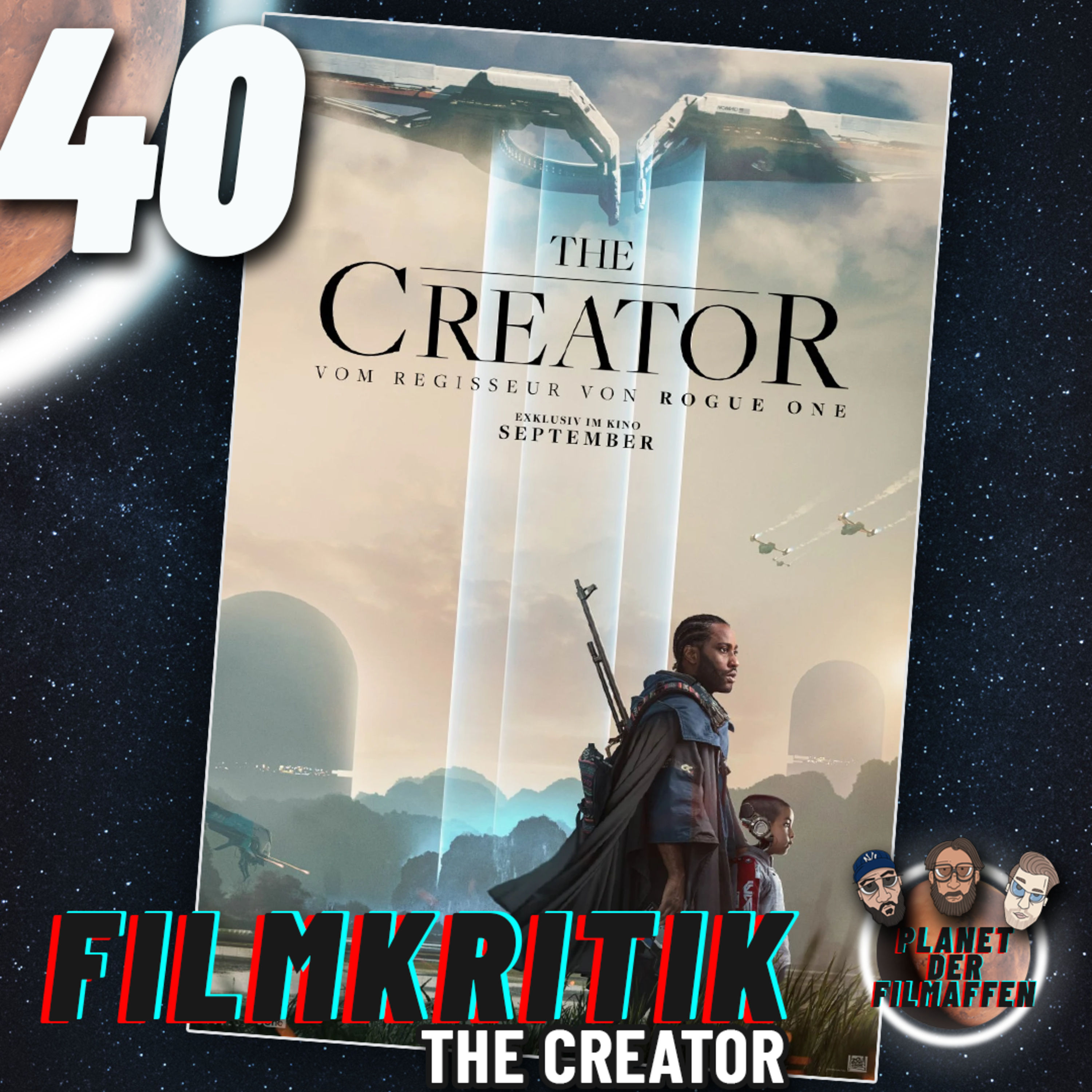 40 - The Creator das SciFi Highlight mit John David Washington - Filmkritik
