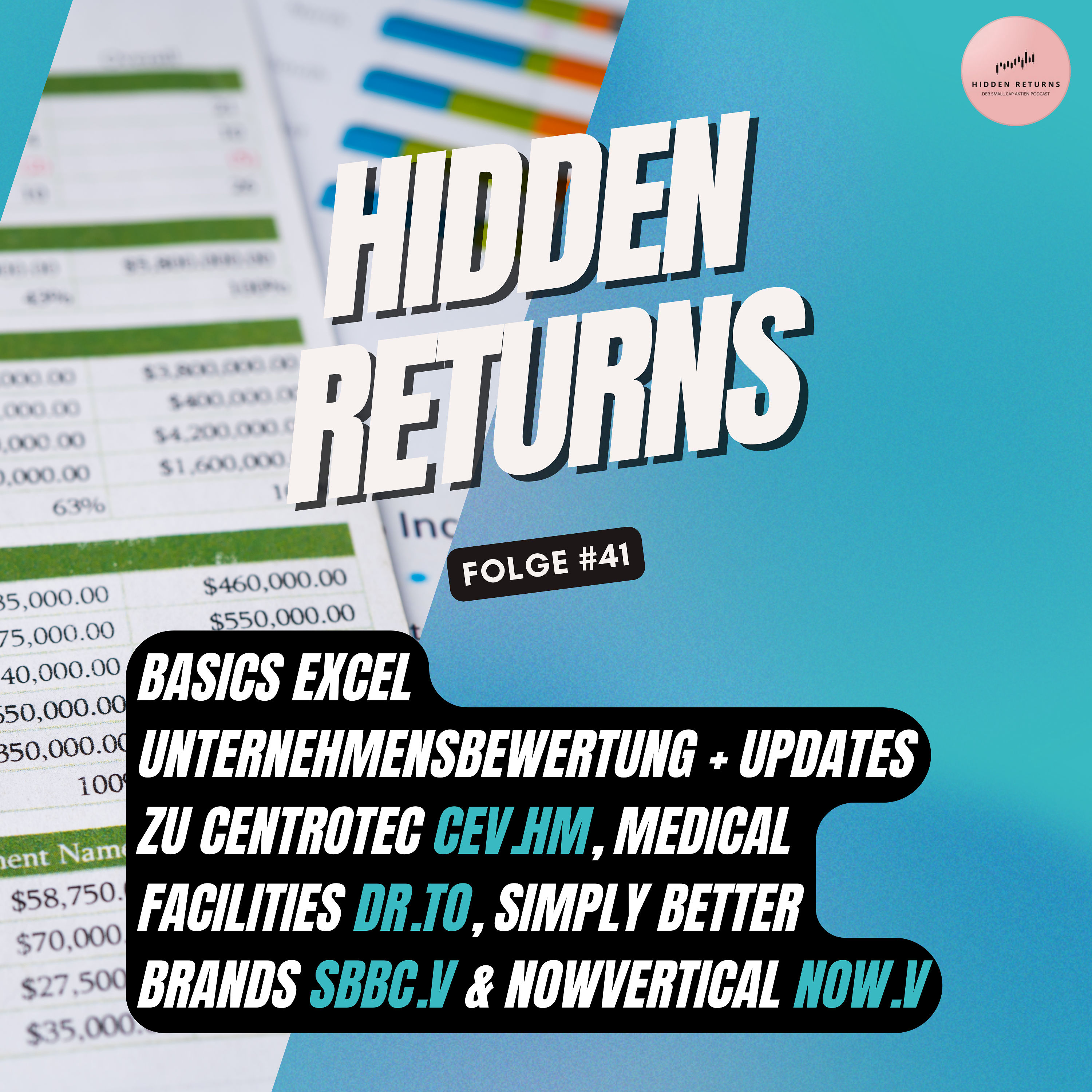 #41 - Basics Excel Unternehmensbewertung + Updates zu Centrotec ($CEV.HM), Medical Facilities ($DR.TO), Simply Better Brands ($SBBC.V) & NowVertical ($NOW.V)