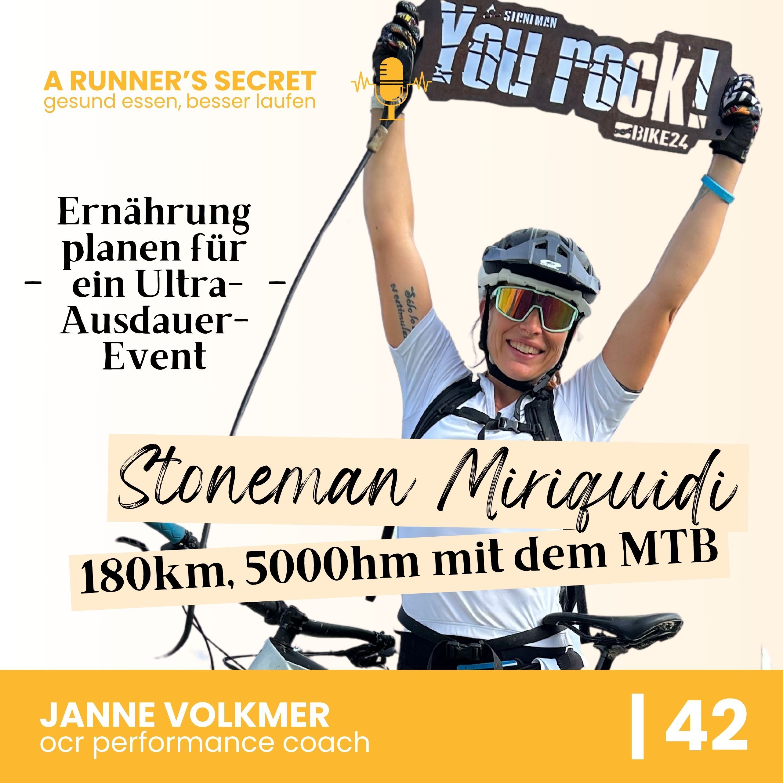 42 | Challenge Stoneman Miriquidi: Ernährungsplanung für 180km und 5000hm mit dem Mountainbike