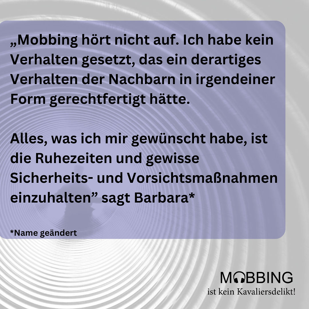 #43: Barbara wurde von der Hausgemeinschaft aus ihrer Wohnung gemobbt