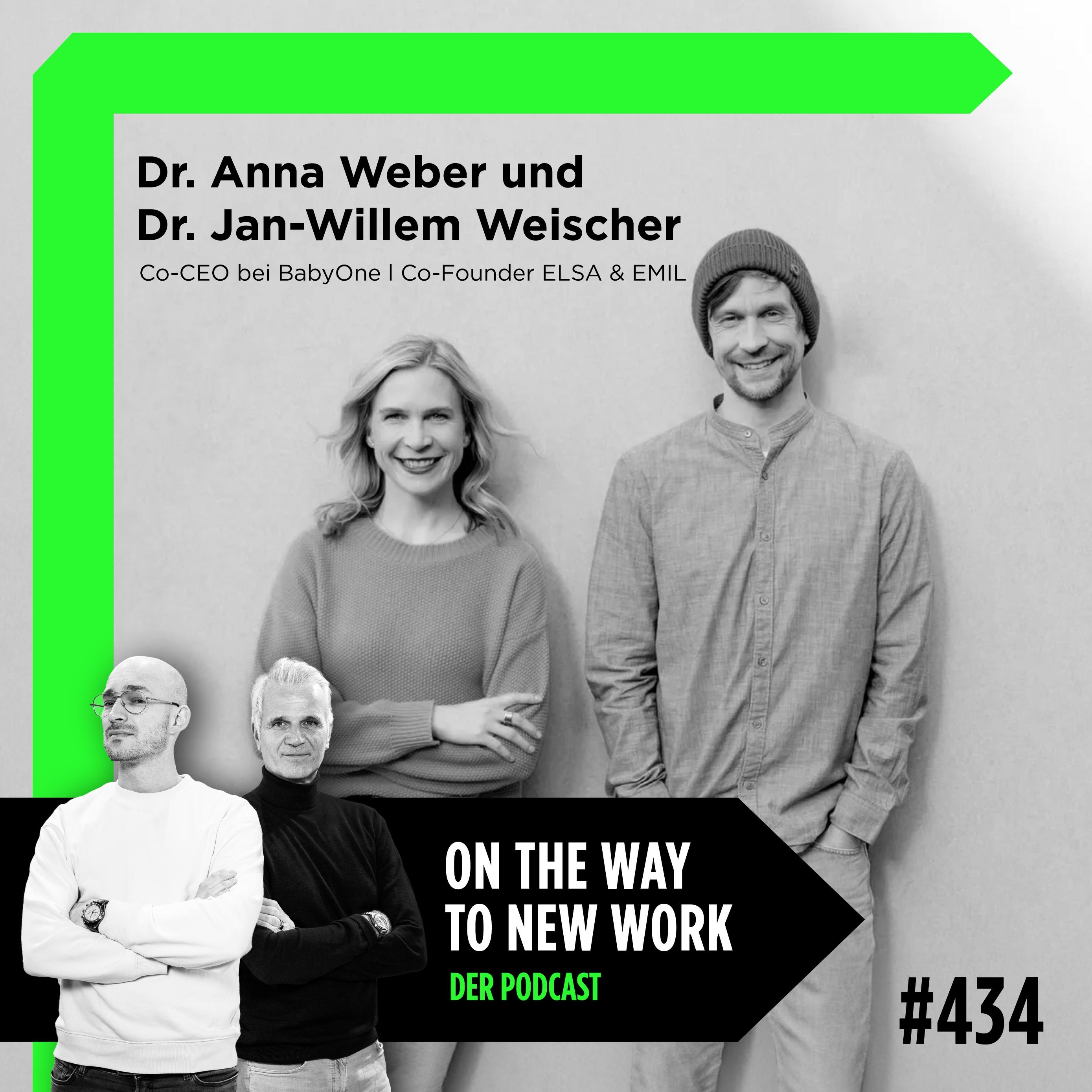 #434 Dr. Anna Weber und Dr. Jan-Willem Weischer | Co-CEO bei BabyOne l Co-Founder ELSA & EMIL