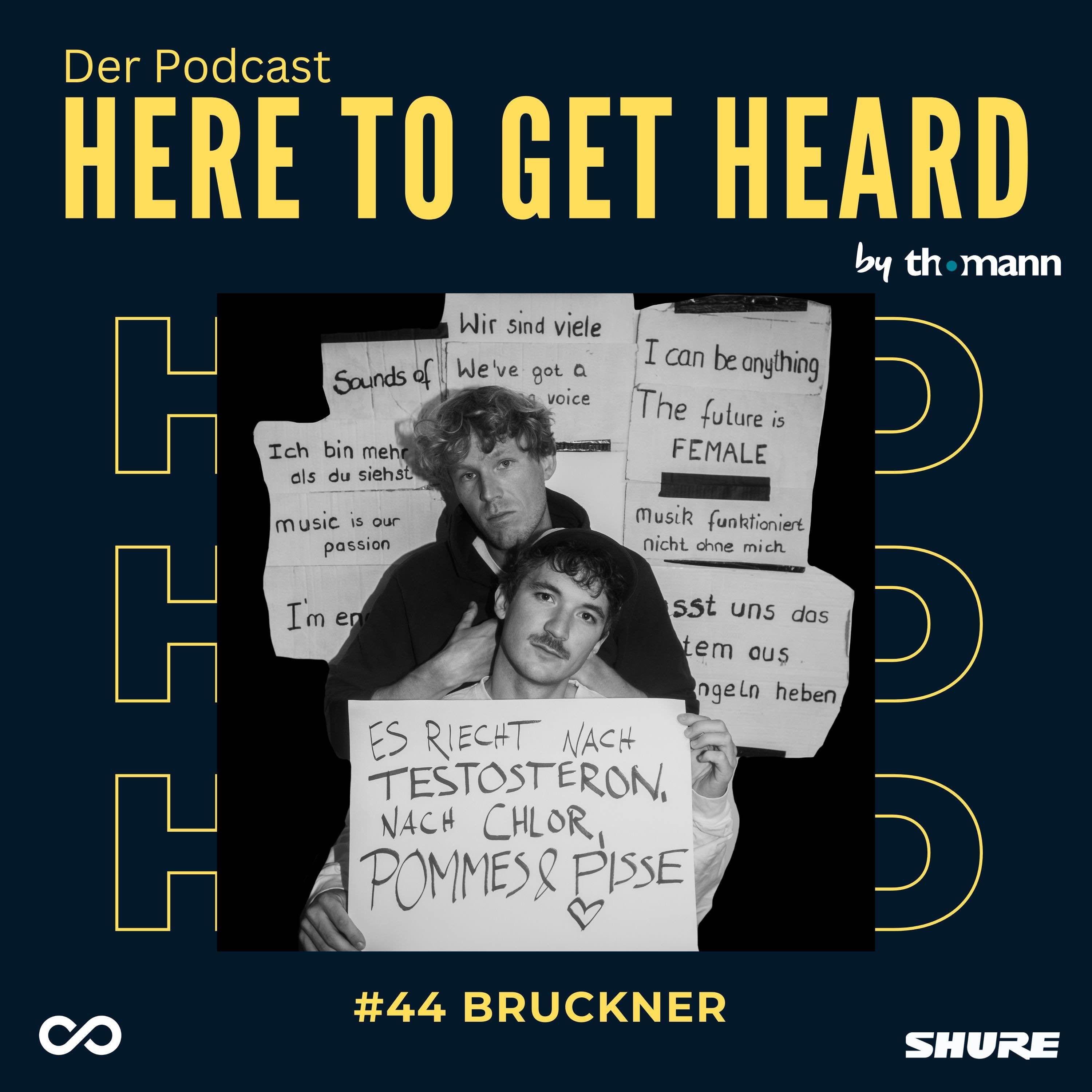 #44 Mit BRUCKNER über Brüderschaft, musikalische Identität und die Zerrissenheit ihrer Generation