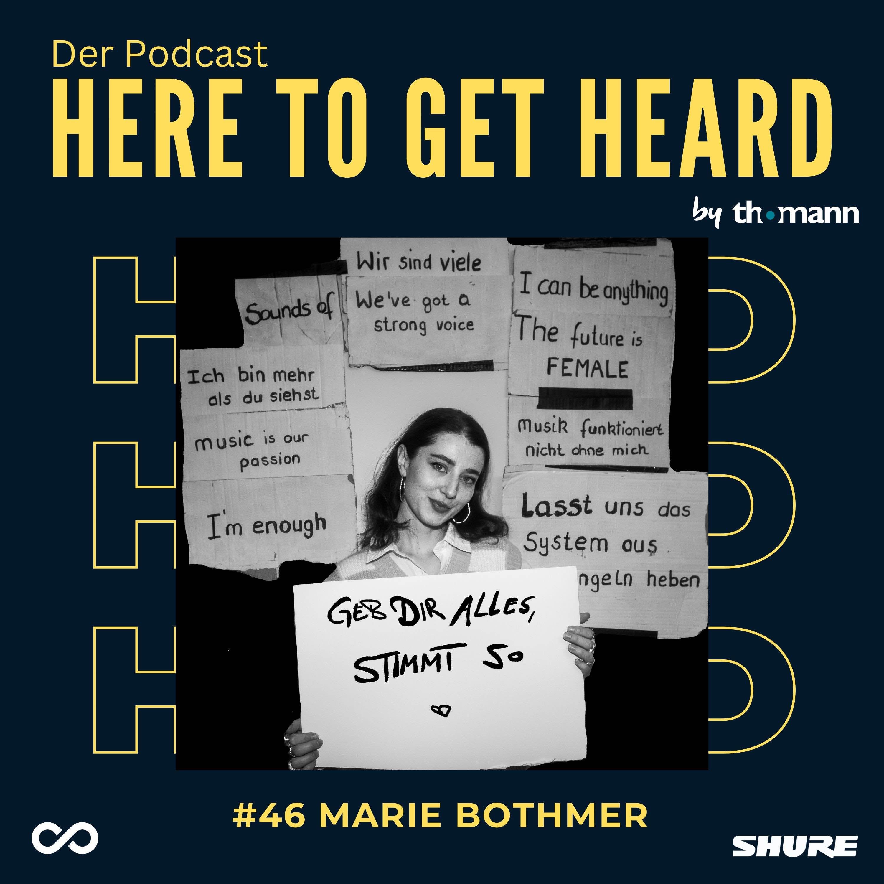 #46 Mit MARIE BOTHMER über Ironie, Gendern, ihre adlige Herkunft und unverhoffte Zwangspausen