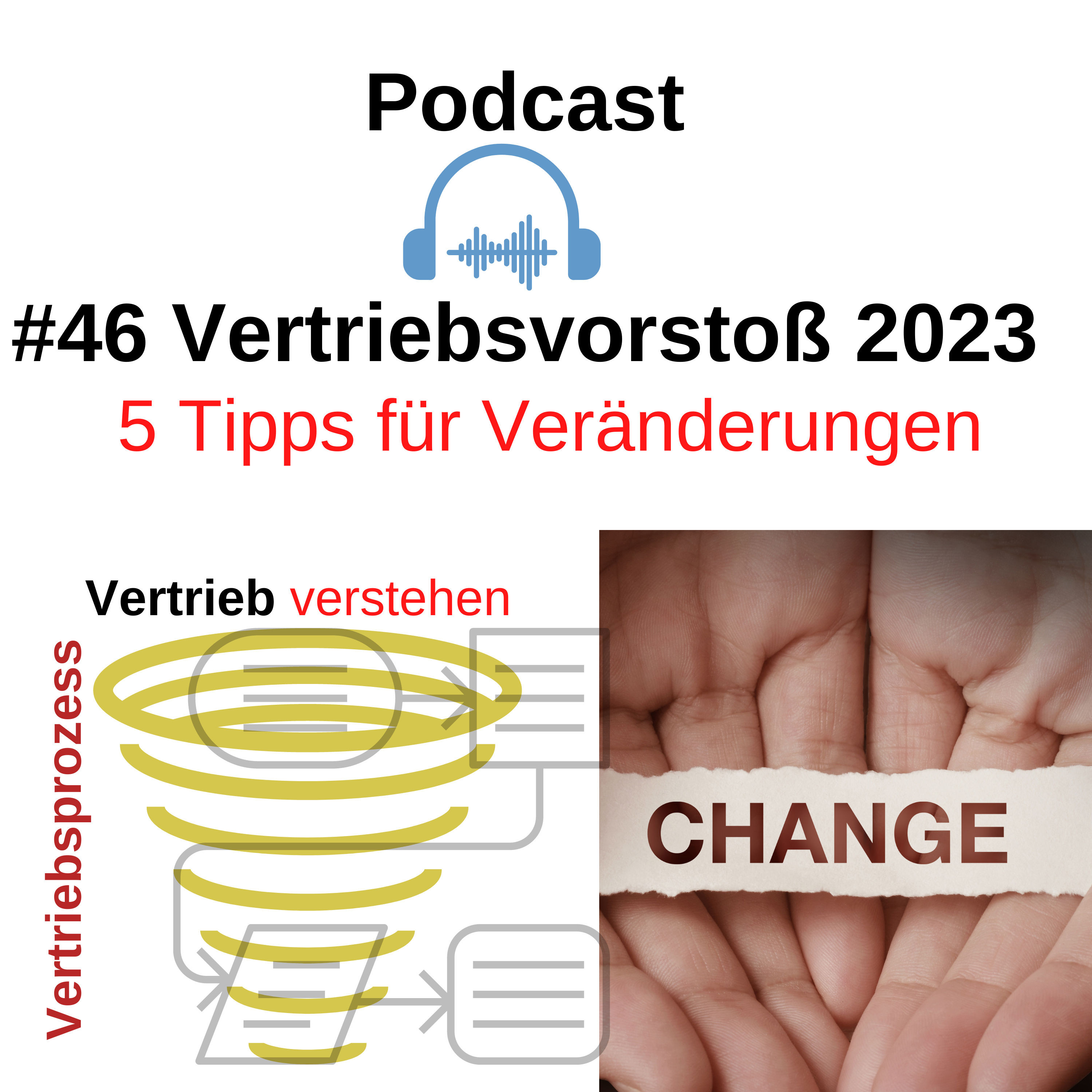 #46 Vertriebsvorstoß 2023- 5 Tipps wie du Veränderungen angehst.