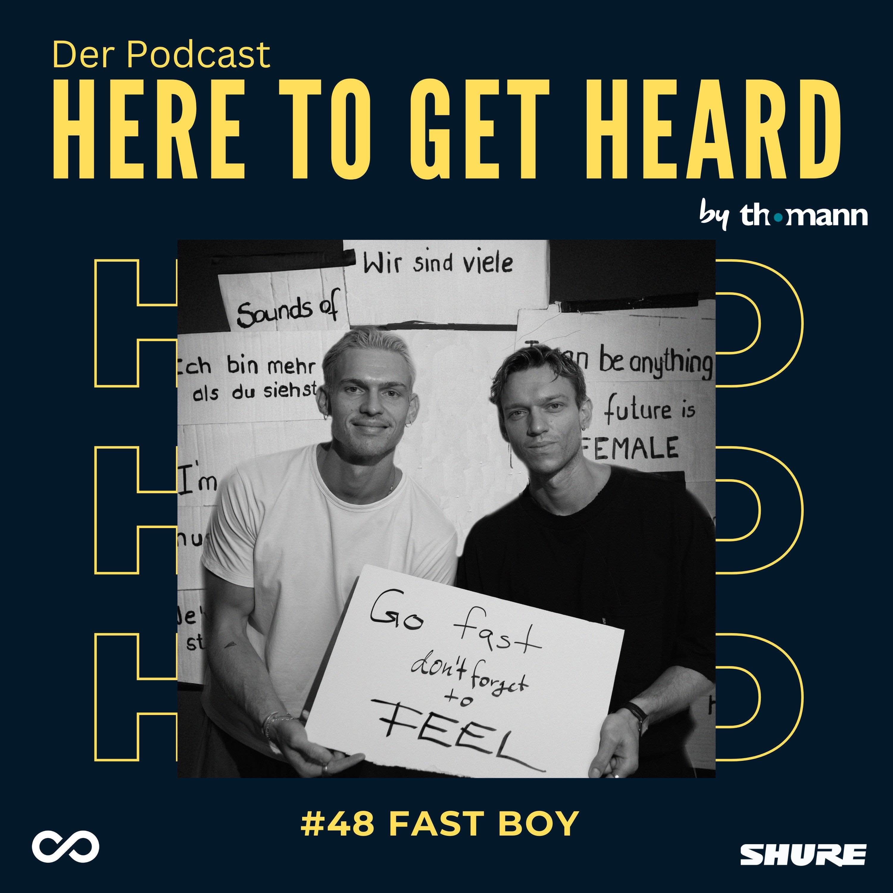 #48 Mit FAST BOY über eine Karriere ohne Plan, Überlebensinstinkt, internationales Songwriting und Awareness