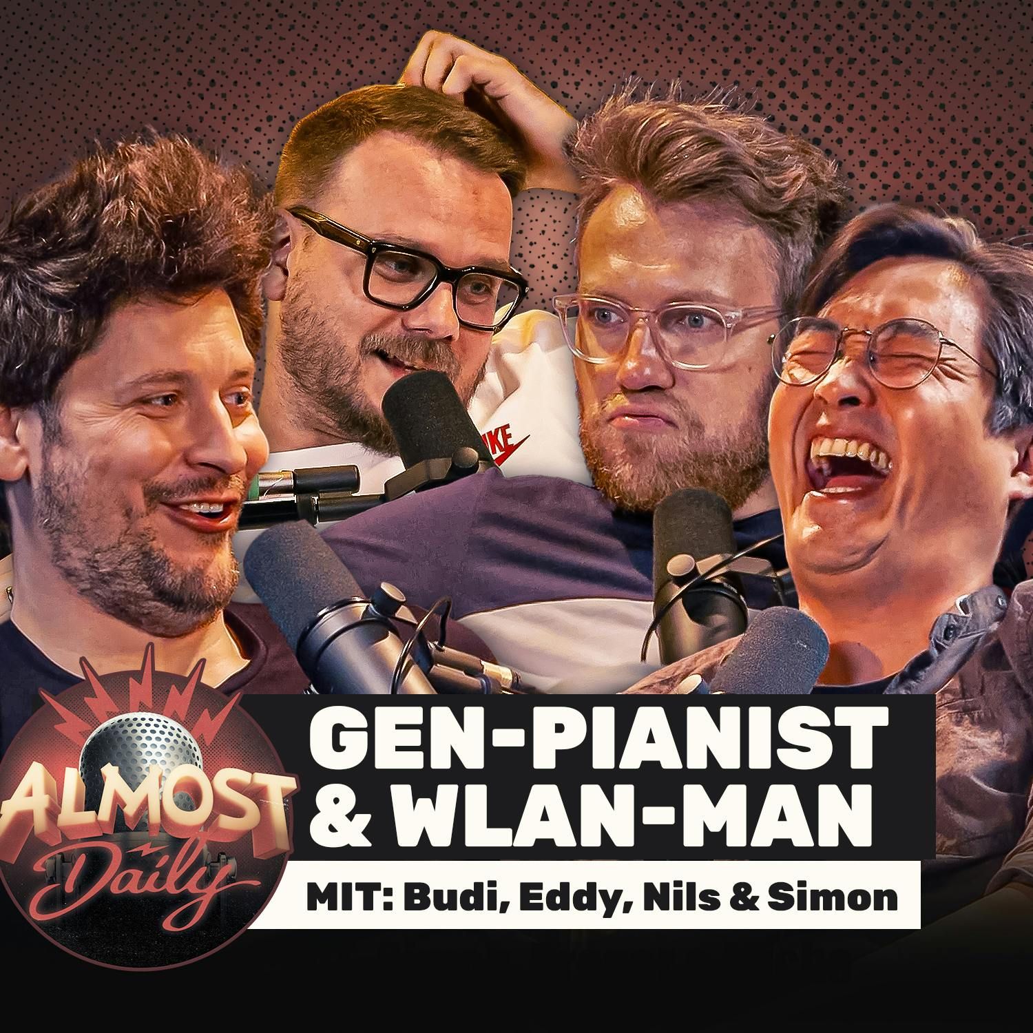 #484 | Gen-Pianist & WLAN-Man mit Budi, Eddy, Nils & Simon