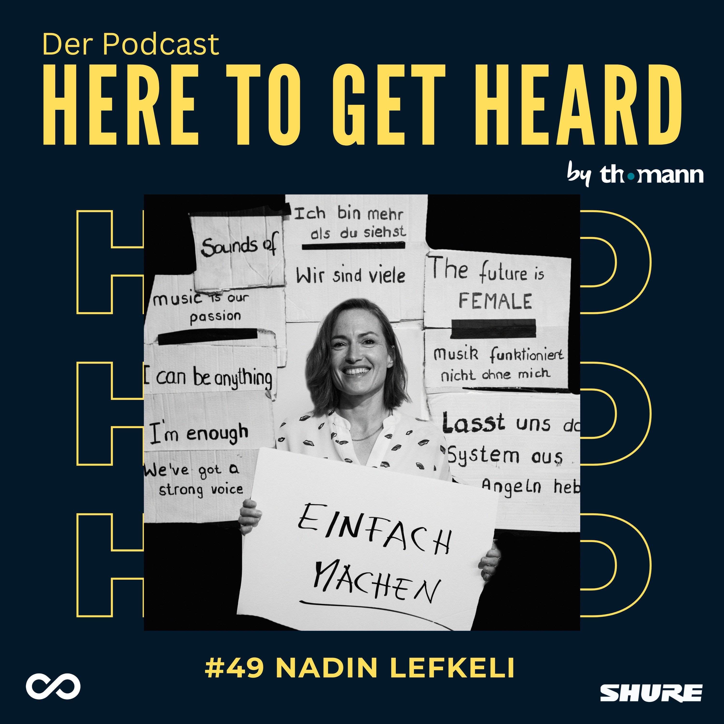 #49 Mit NADIN LEFKELI über Musik in Werbung, Voice Cloning und „Einfach machen“