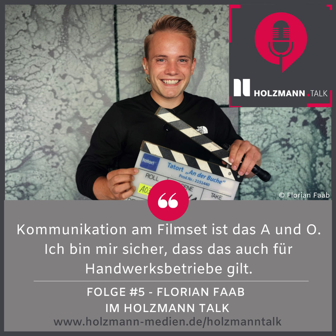 #5 Florian Faab, Set-Aufnahmeleiter beim Tatort des SWR: Was Unternehmensführung und Filmproduktion gemeinsam haben