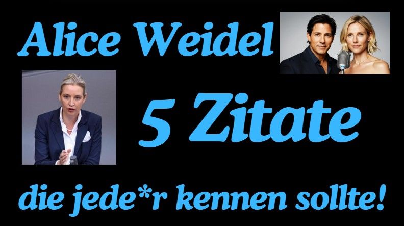 5 Zitate von Alice Weidel, die jeder kennen sollte – und ihre erschreckende Bedeutung 😓😱