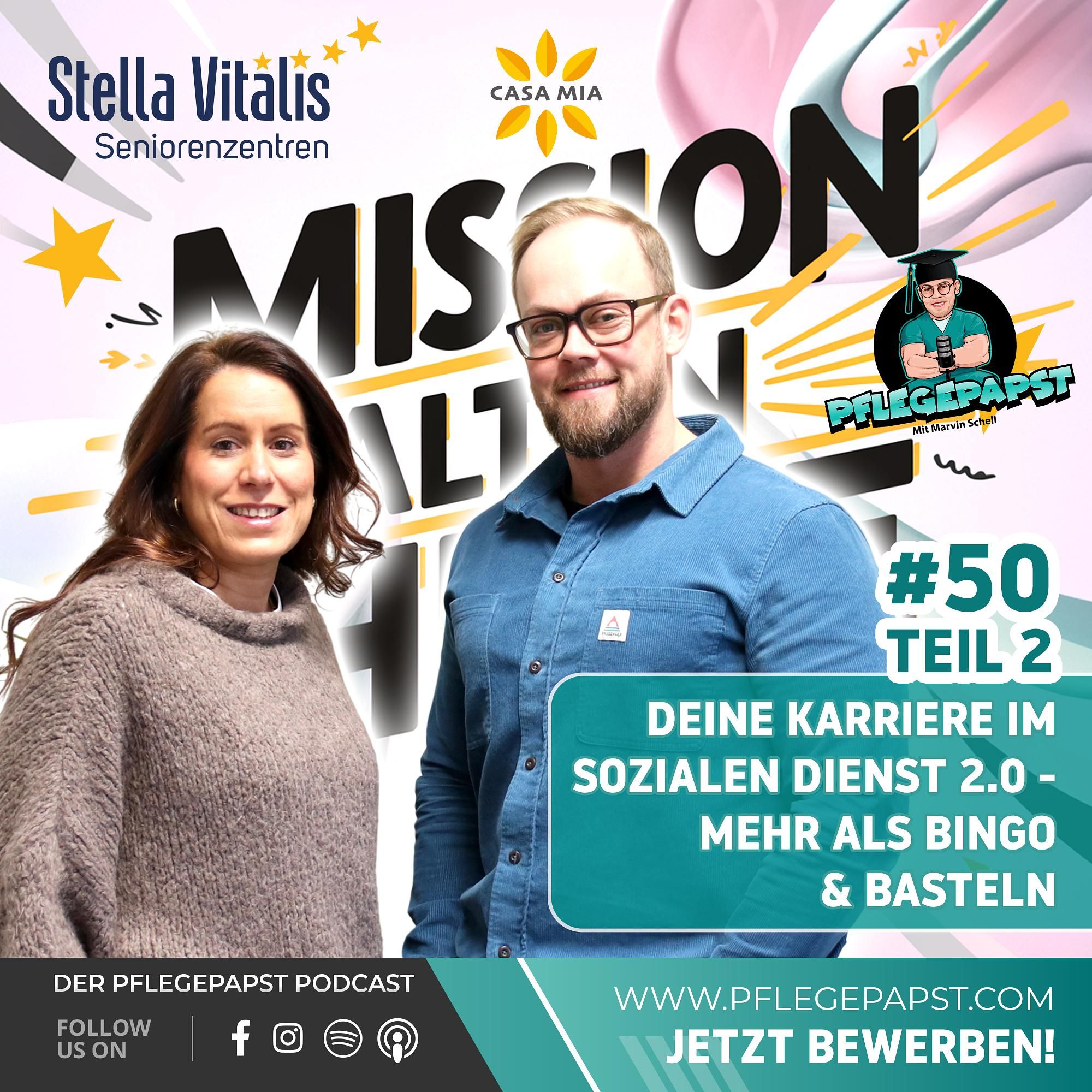 #50 - Teil 2: Deine Karriere im Sozialen Dienst 2.0 - Mehr als Bingo & Basteln