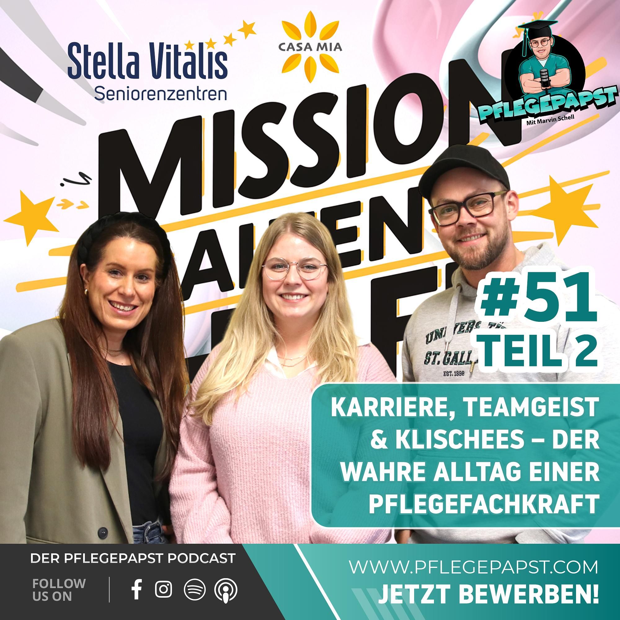 #51 – Teil 2: Karriere, Teamgeist & Klischees – Der wahre Alltag einer Pflegefachkraft