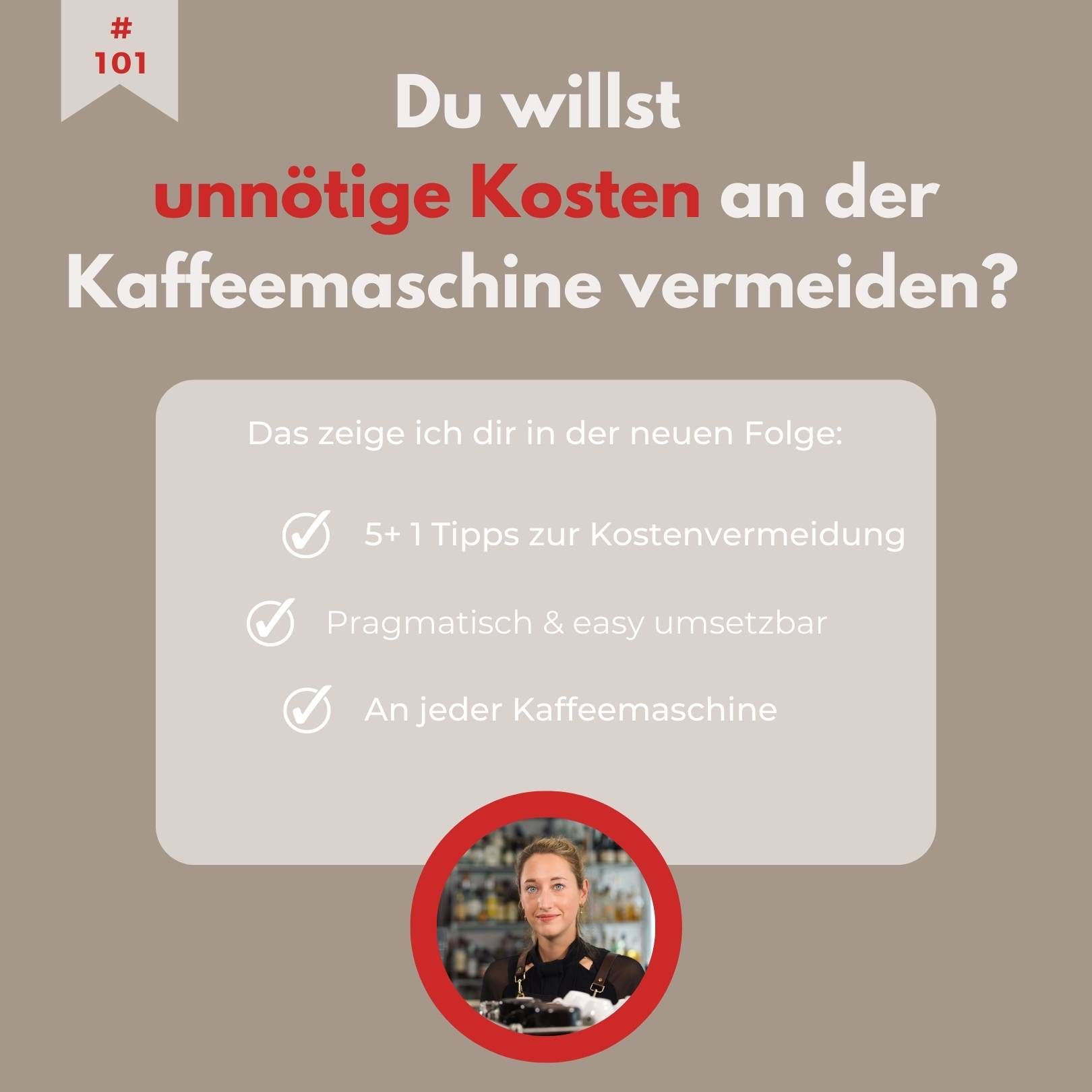5+1 Tipps, wie du unnötige Kosten an deiner Gastro Kaffeemaschine vermeidest