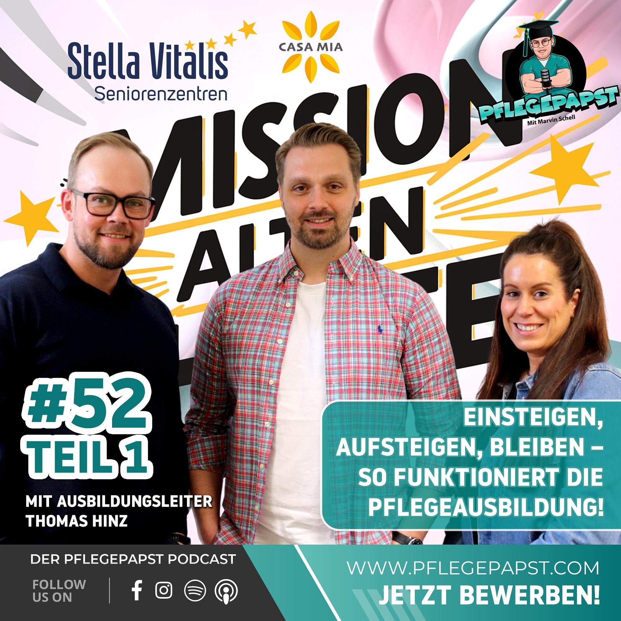 #52 Einsteigen, Aufsteigen, Bleiben – So funktioniert Pflegeausbildung heute!