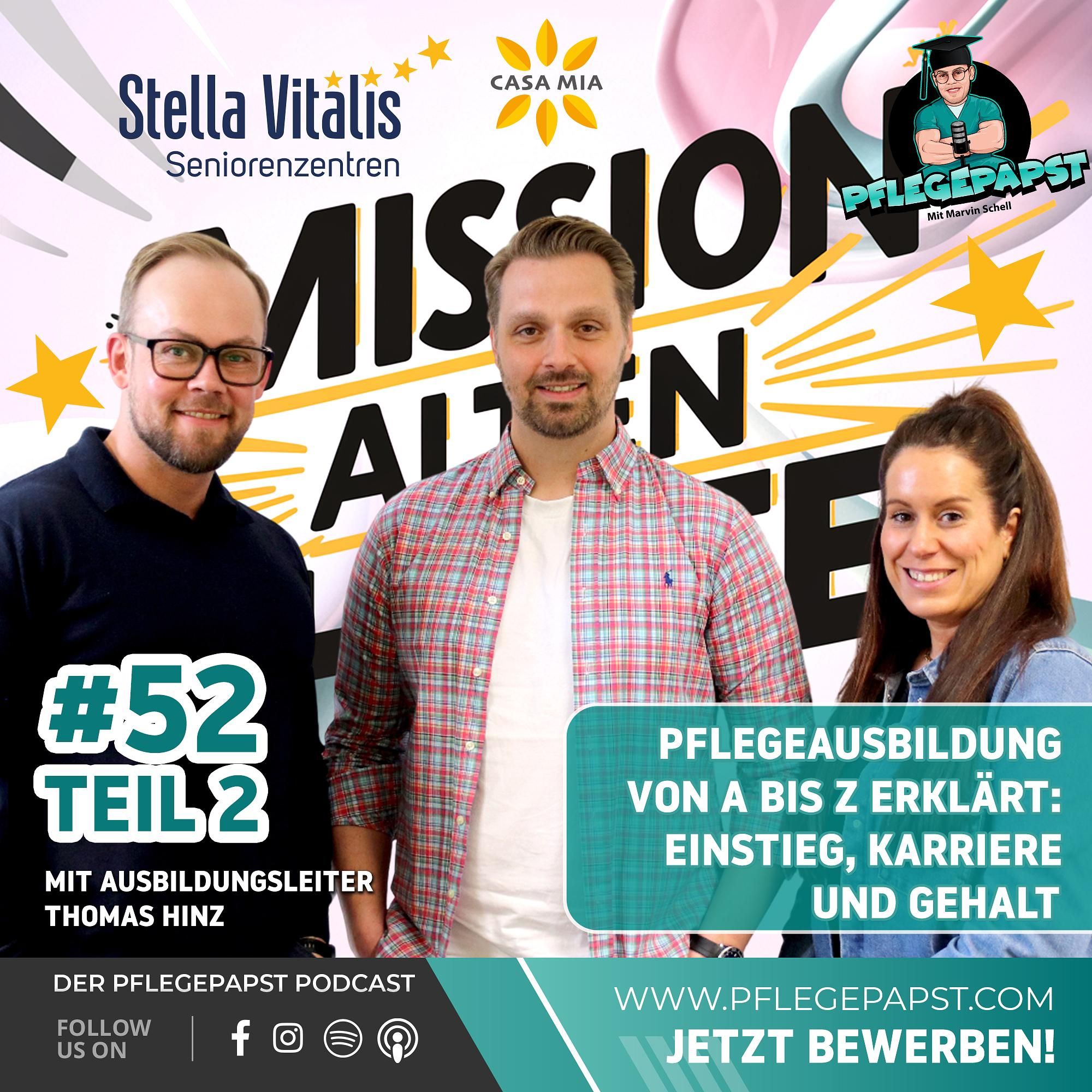 #52 Teil 2: Pflegeausbildung von A bis Z erklärt – Einstieg, Karriere, Gehalt