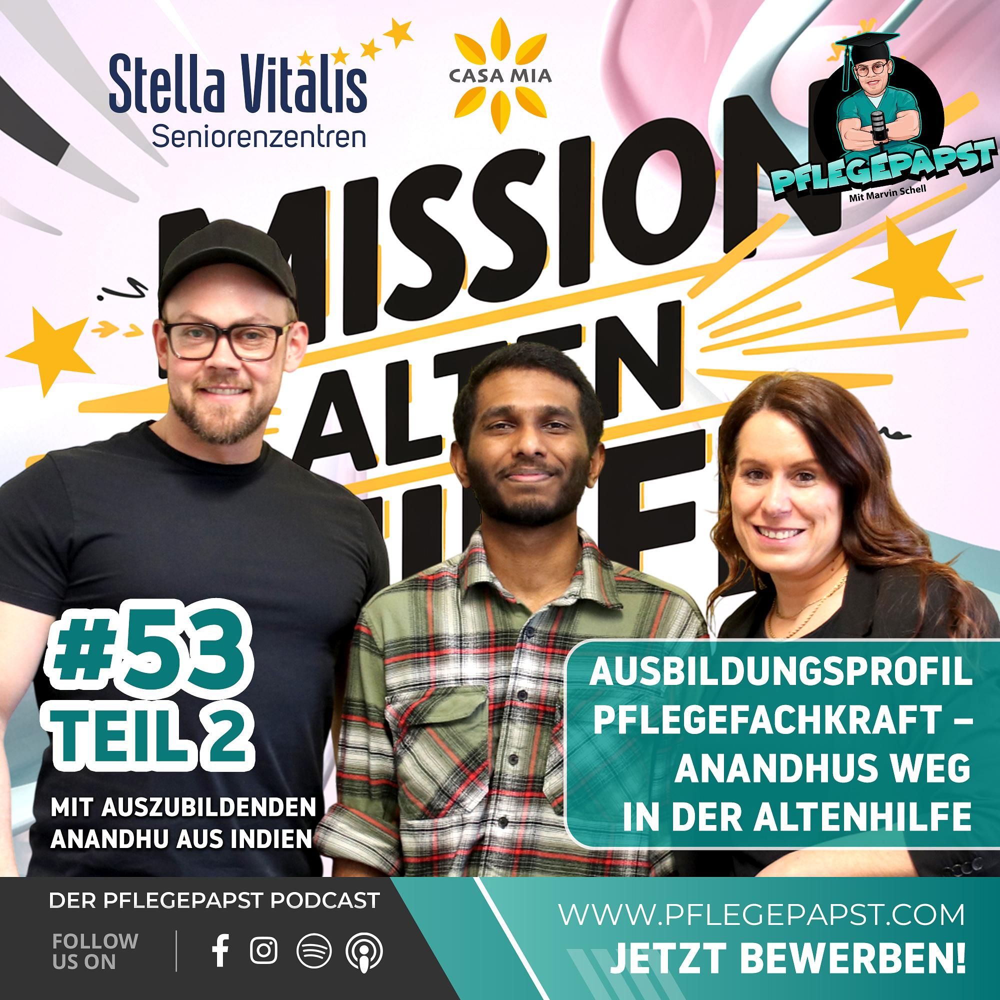 #53 – Teil 2: Das Ausbildungsprofil Pflegefachkraft – Anandhus Weg in der Altenhilfe
