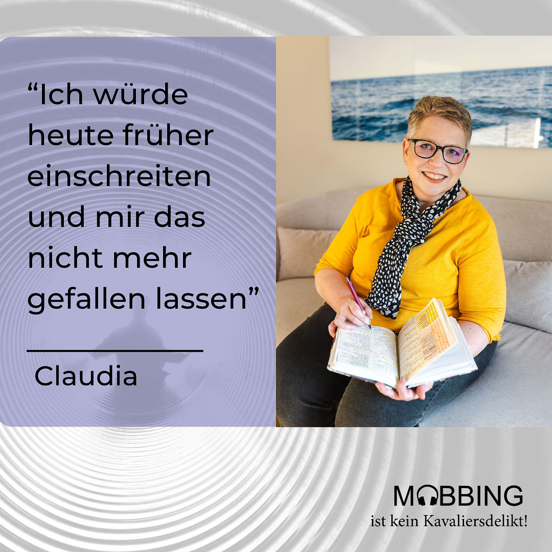 #54: Claudia Scheer - Mobbing in der Schule und am Arbeitsplatz