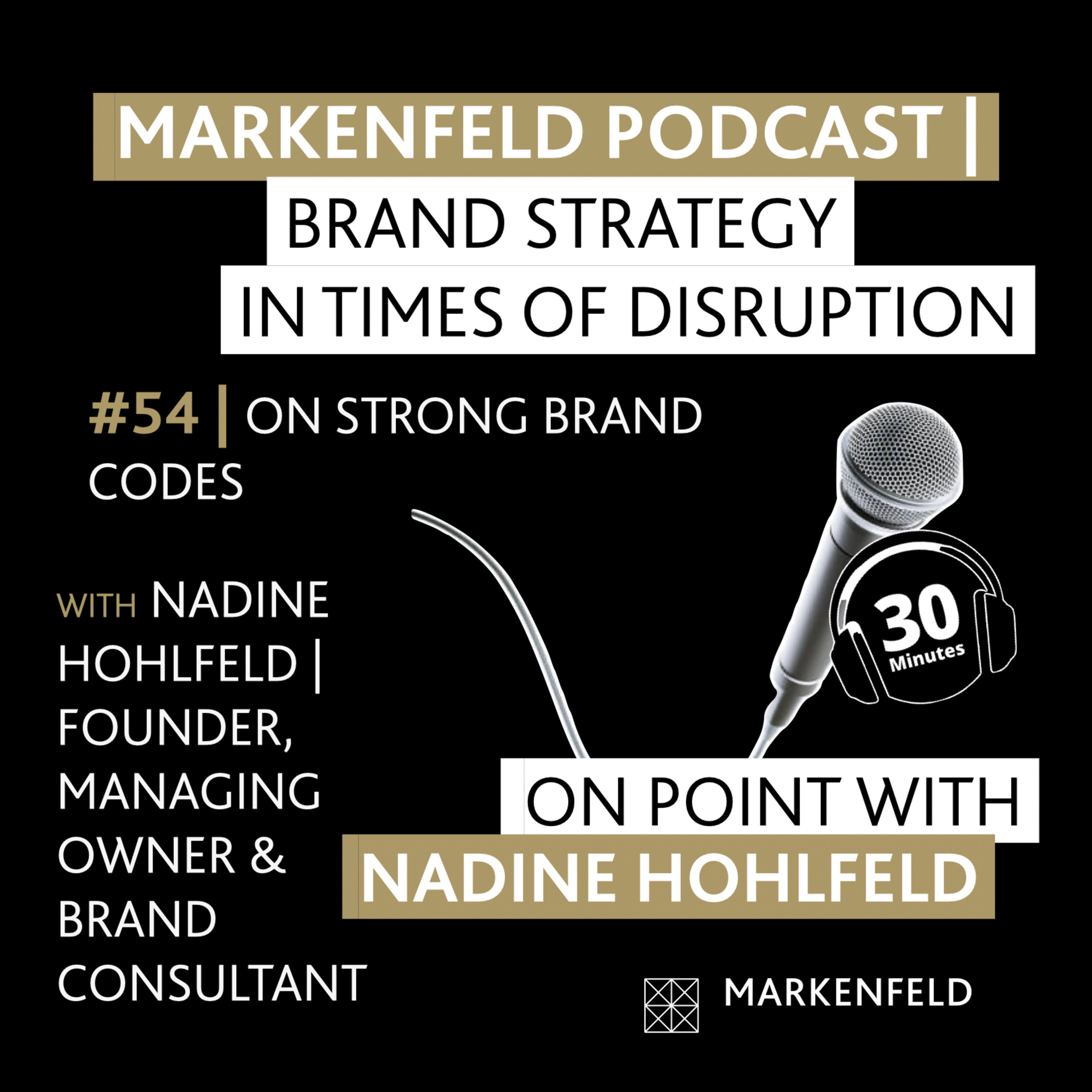 đ„ 54 | ON STRONG BRAND CODES with NADINE HOHLFELD (FOUNDER, OWNER & BRAND CONSULTANT MARKENFELD)